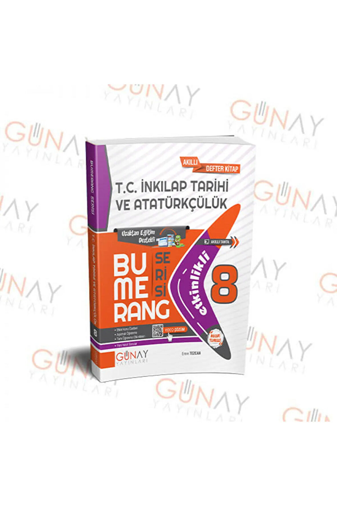 8. Sınıf Bumerang Etkinlikli T.C. İnkılap Tarihi ve Atatürkçülük - Günay Yayınları