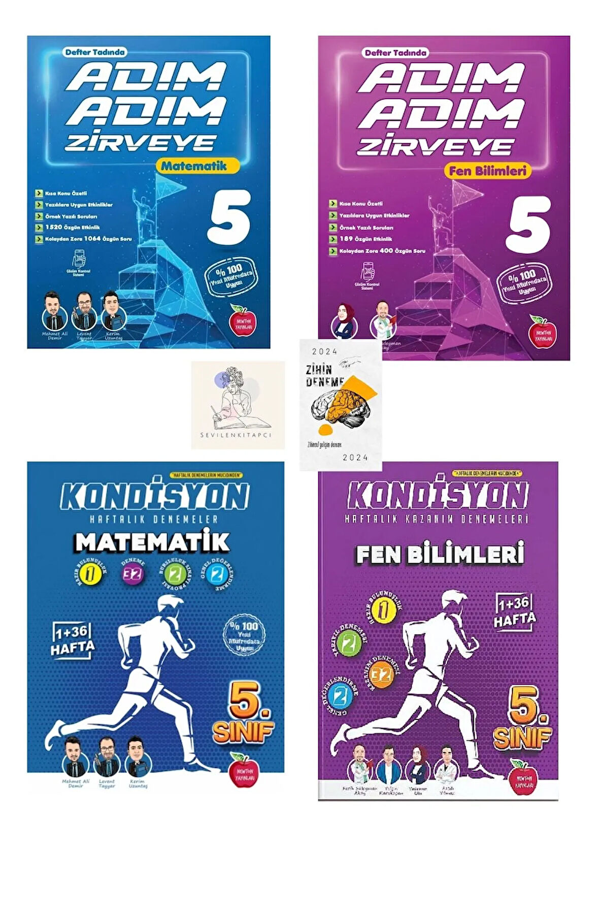 NEWTON YAYINLARI 5. SINIF ADIM ADIM + KONDİSYON MAT + FEN (SEVİLENKİTAPCİ)