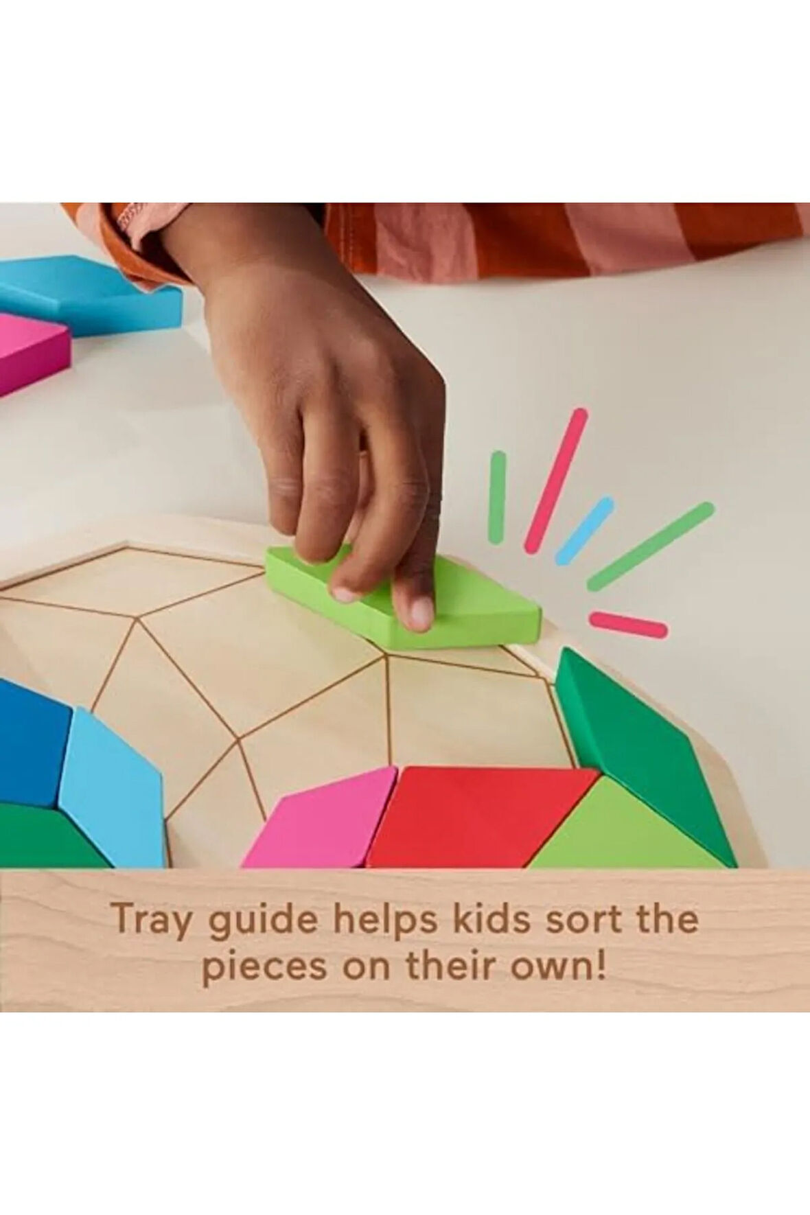 LvnShop Çok Renkli Yapboz, HXT94, Ahşap Mandala Price Yeni Lv 224120