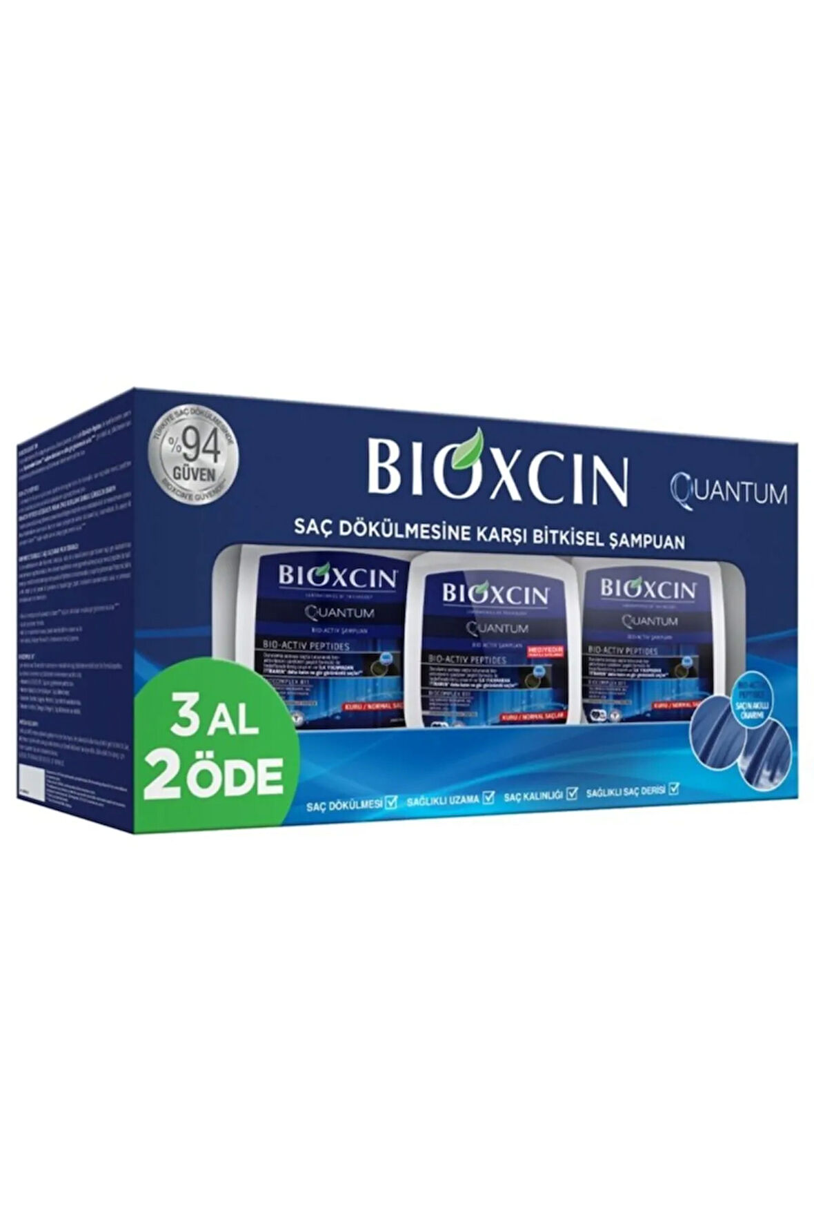 Quantum Bio-Activ Şampuan 300 ml Kuru ve Normal Saçlar