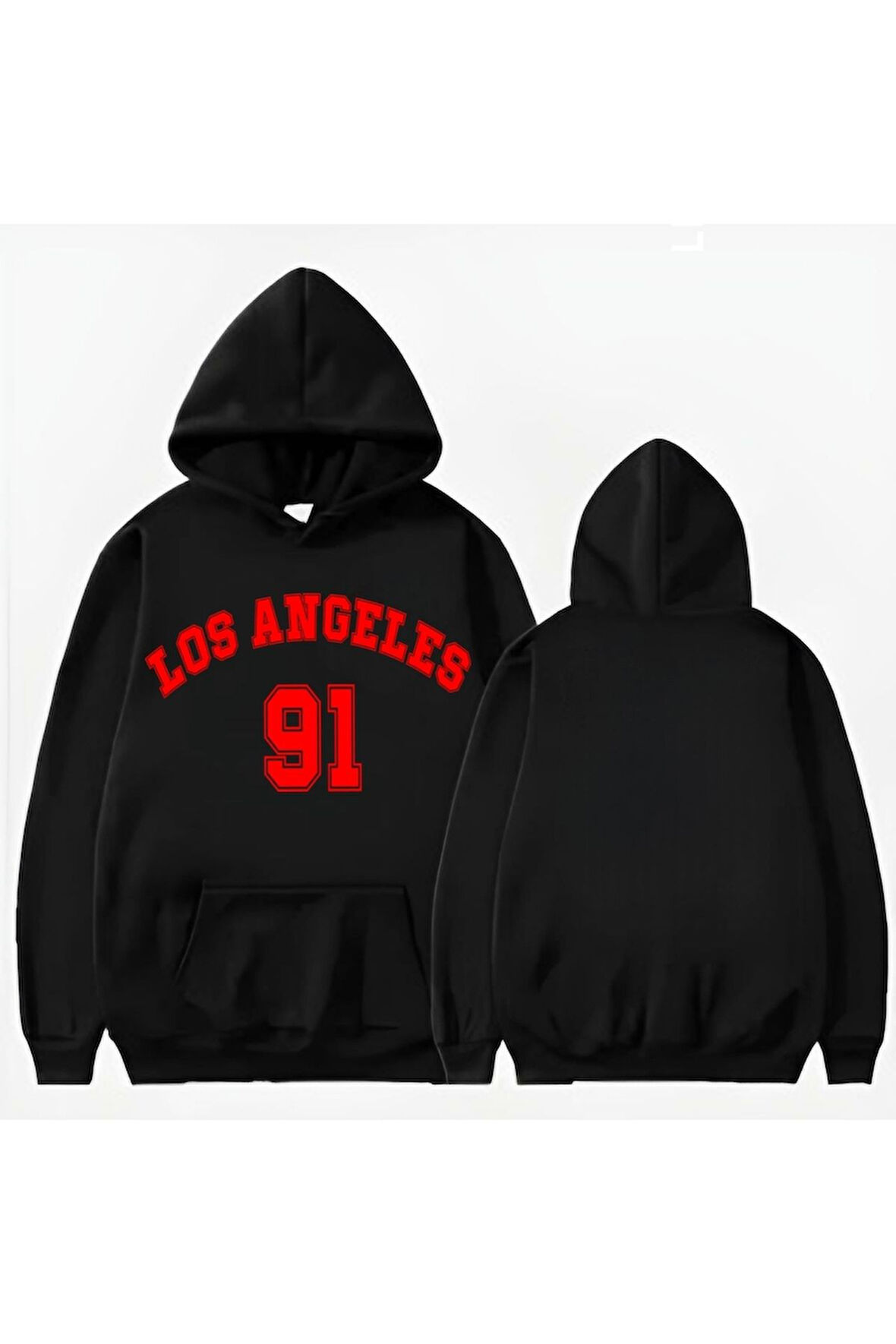 Bella No Lunavisita Erkek Kapüşonlu Fermuarlı Oversize Mevsimlik Unisex Sweatshirt