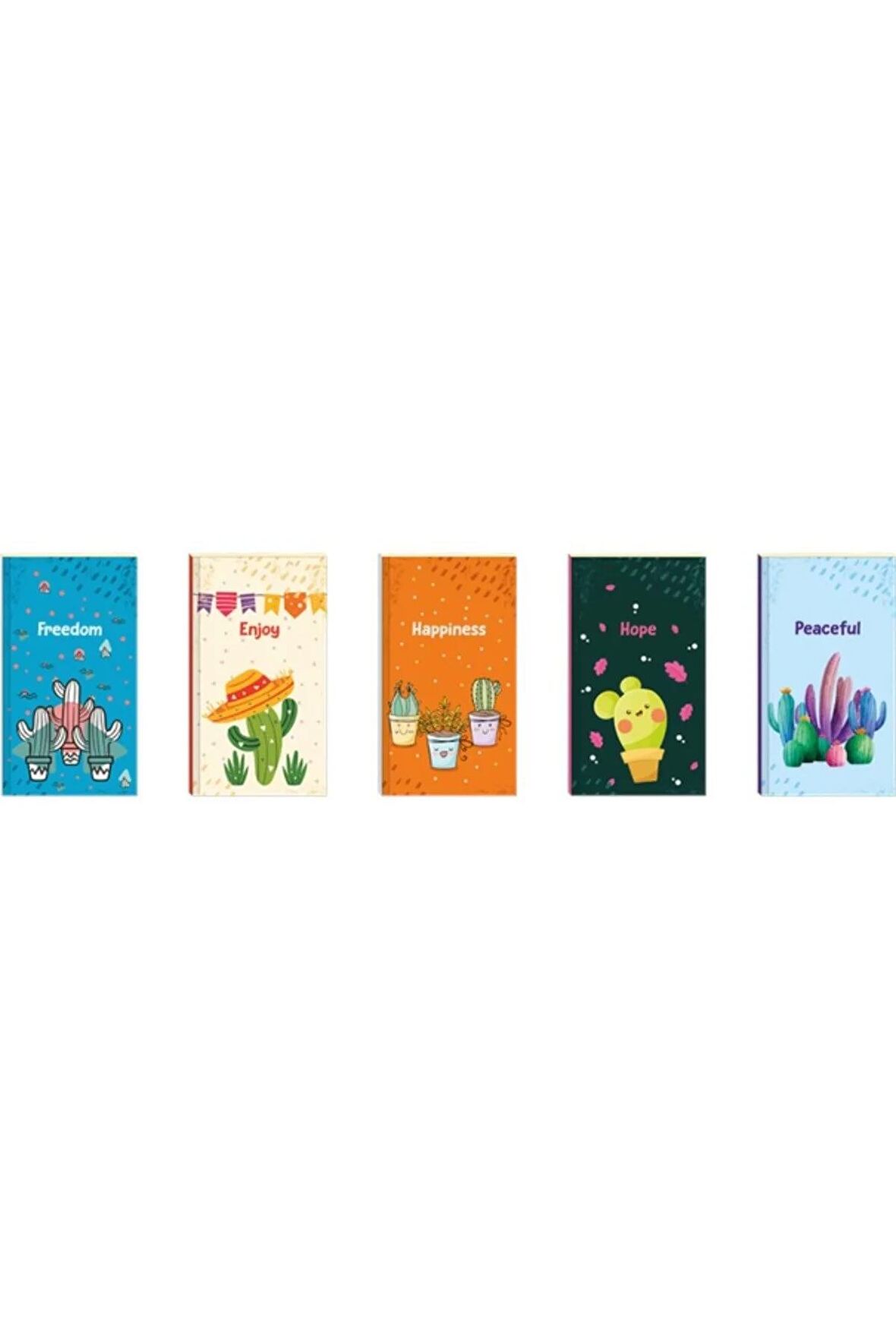 Kaktüslü Defter 9x16 48 Sayfa