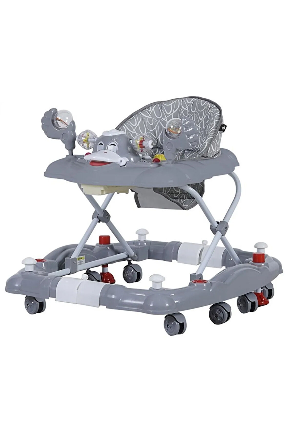 Kiddy Sallanır Fonksiyonel Yürüteç 9228 Gri