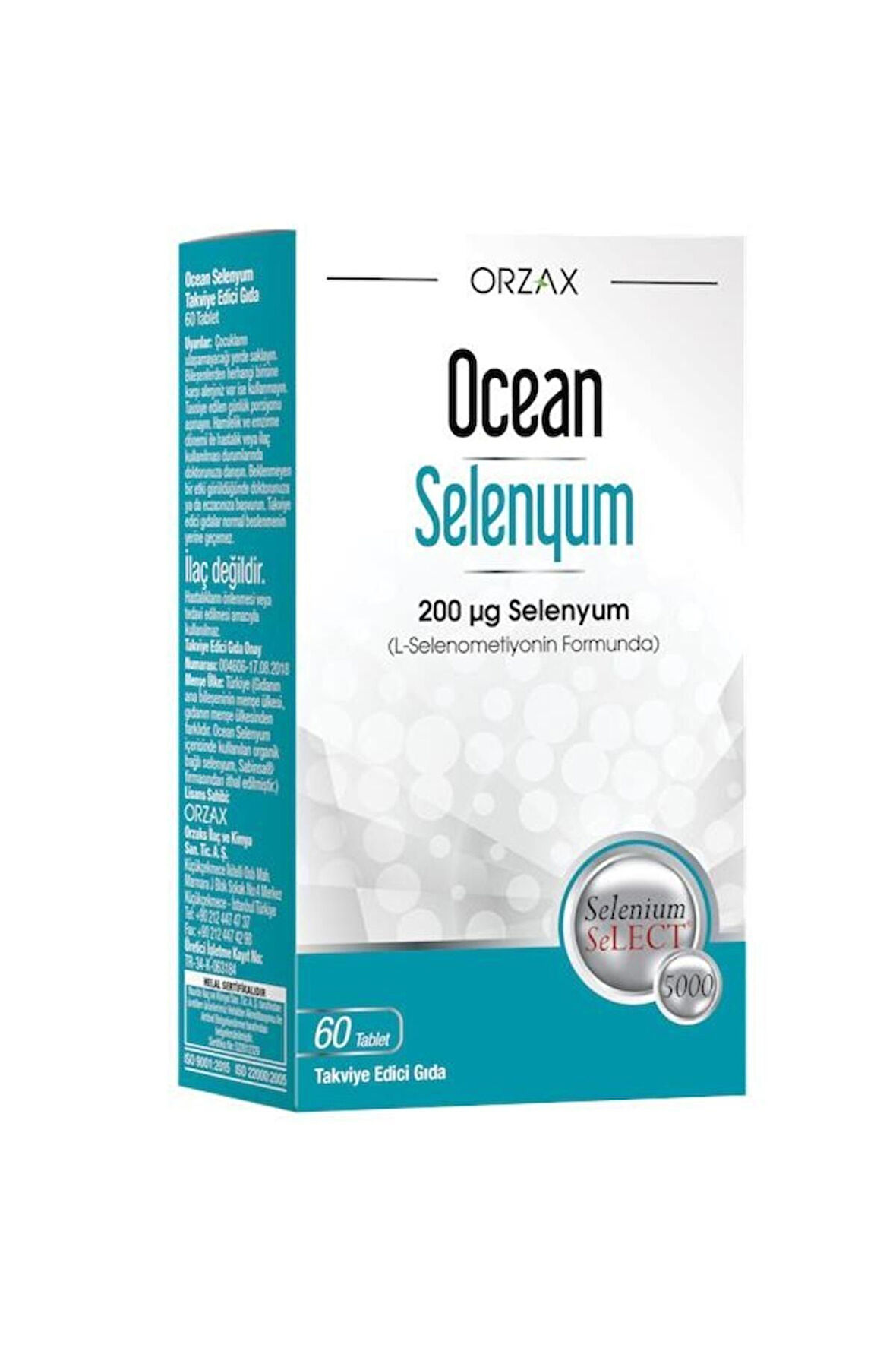 Ocean Selenyum 200 mcg 60 Tablet