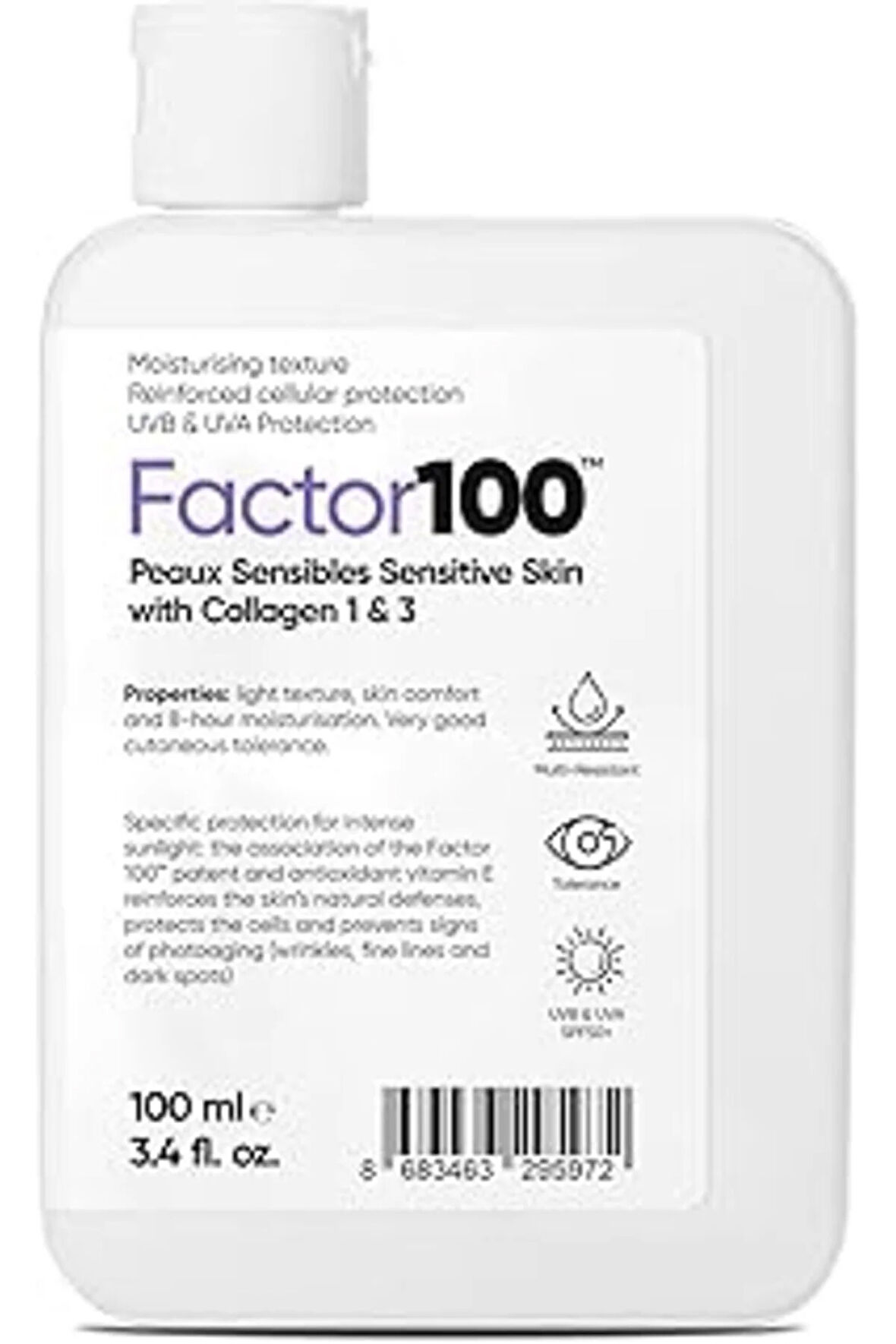Factor100 Ultra Emledirici Leke Karşıtı Yüksek Korumalı Spf50+, 100Ml