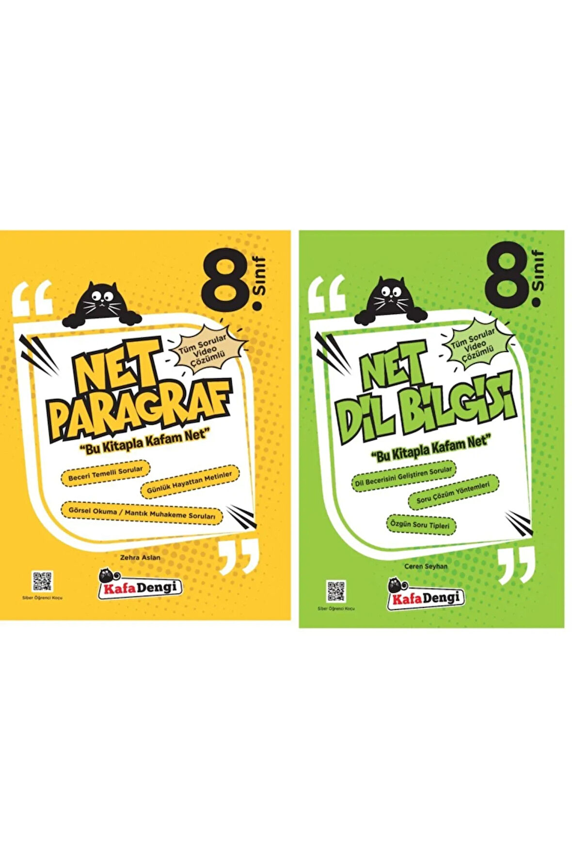 Kafadengi Yayınları 8. Sınıf Net Paragraf + Net Dilbilgisi Soru Bankası