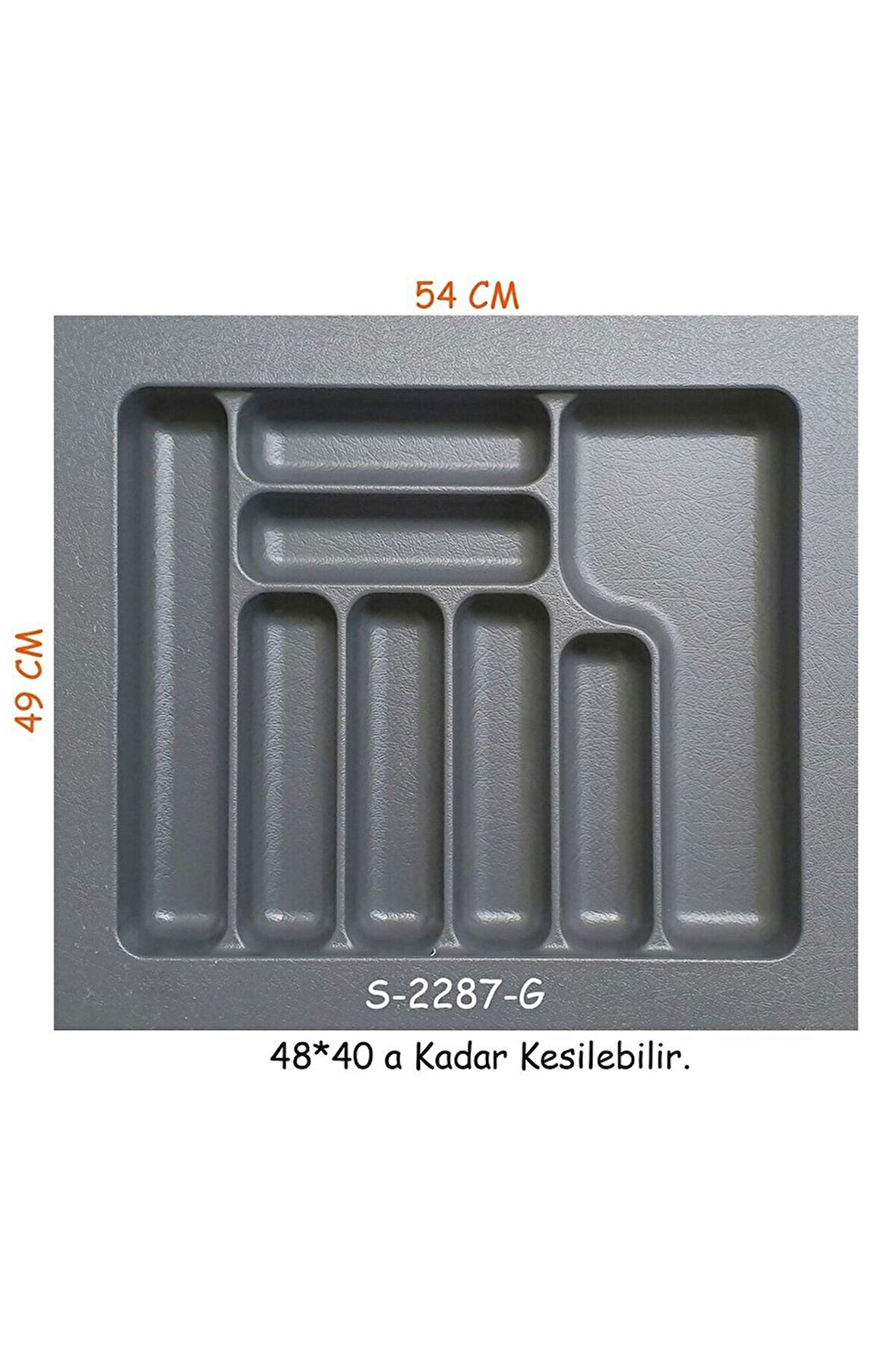 S-2287 Plastik Kaşıklık 60 Cm Gri