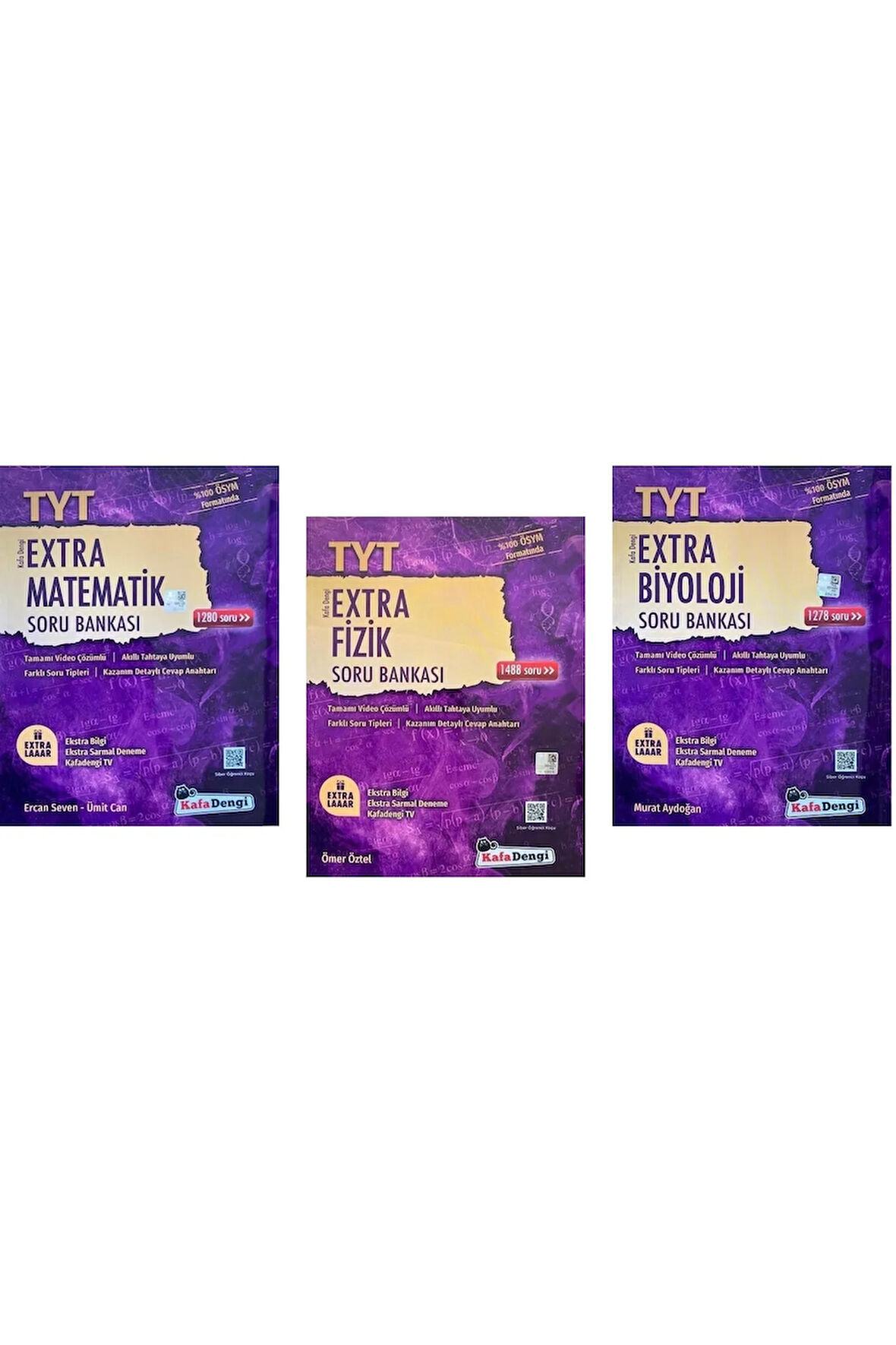 Kafadengi Tyt Matematik + Biyoloji + Fizik Extra Soru Seti 3 Kitap 2023