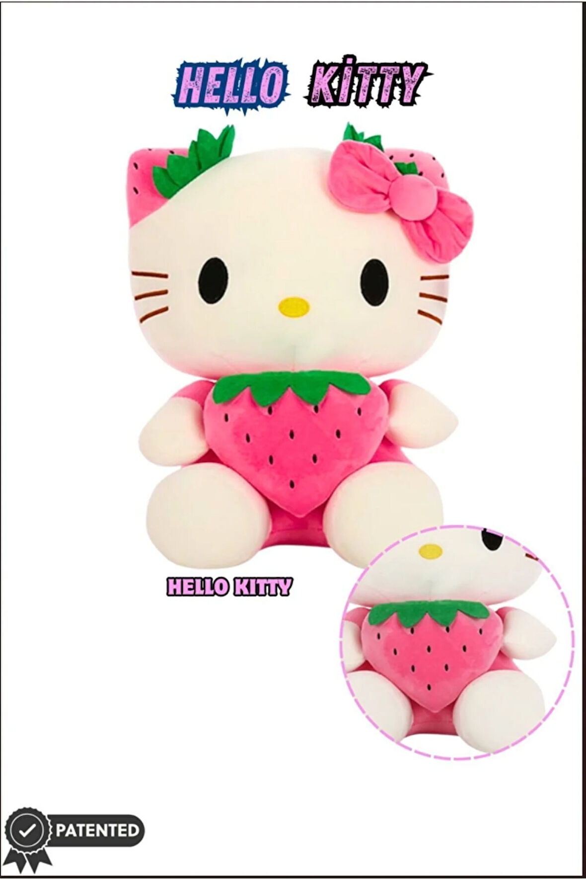 Hello Kitty Peluş Yumuşak Figür Oyuncak 50 Cm Doğum Günü Hediye