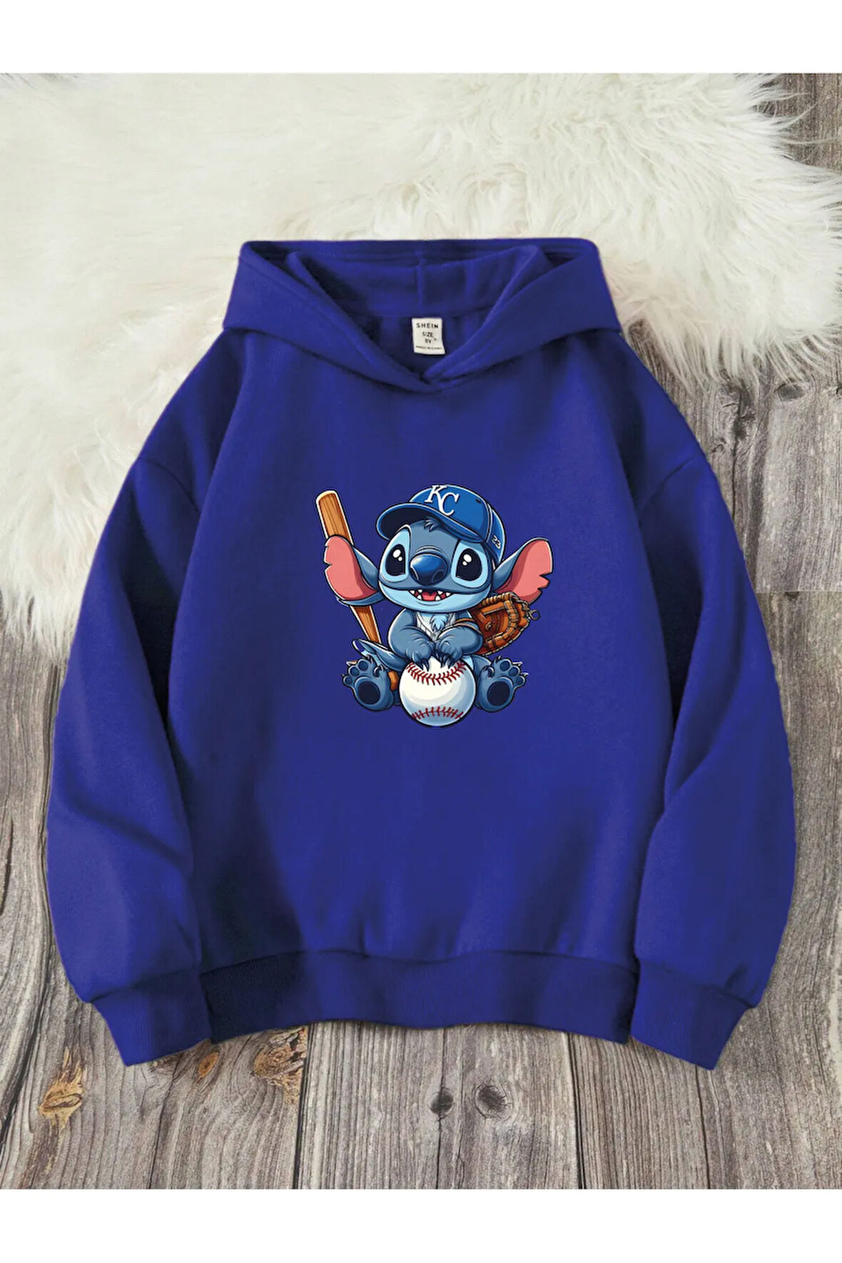 Çocuk Kapüşonlu Baskılı Sweatshirt