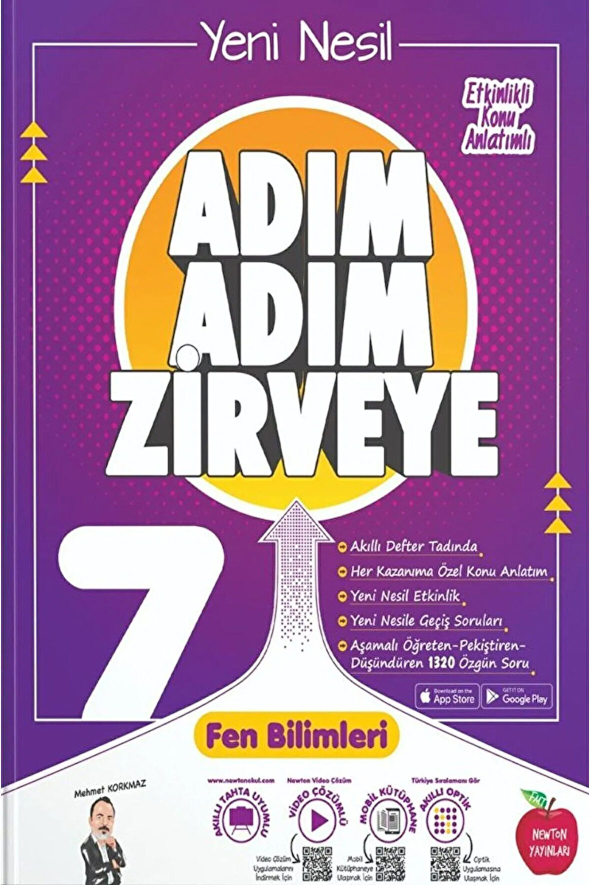 7. Sınıf Adım Adım Zirveye Fen Bilimleri Soru Bankası / Kolektif / Newton Yayınları / 9786057387172