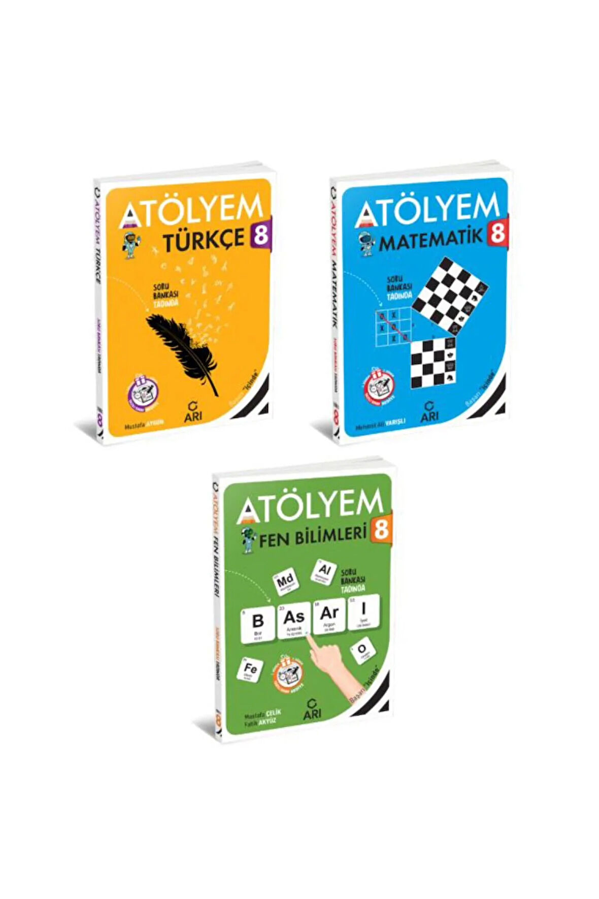 8.sınıf Atölyem Seti - Türkçe Matematik Fen Bilimleri