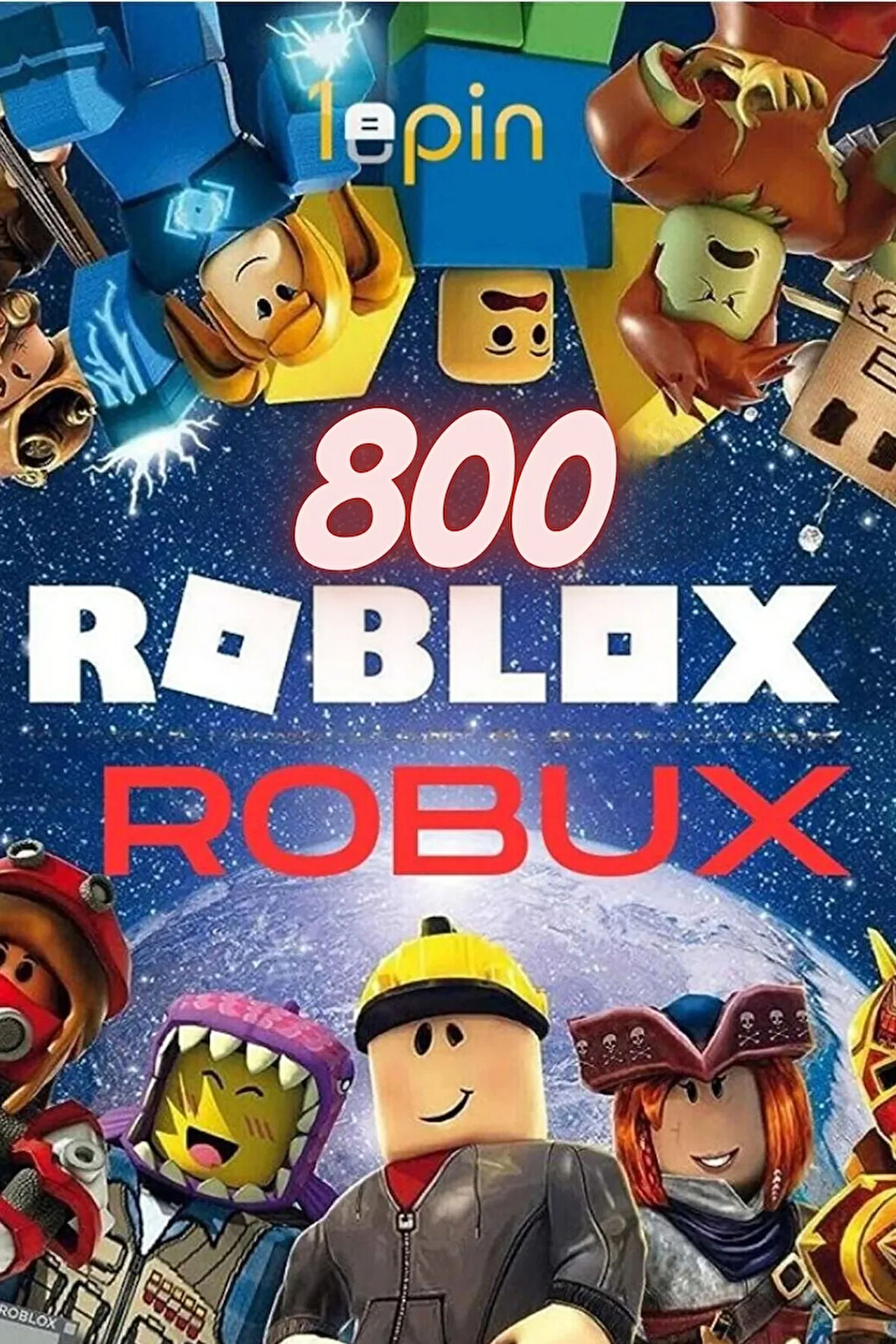 Roblox 800 Robux Hediye Kartı ( 10 Usd )