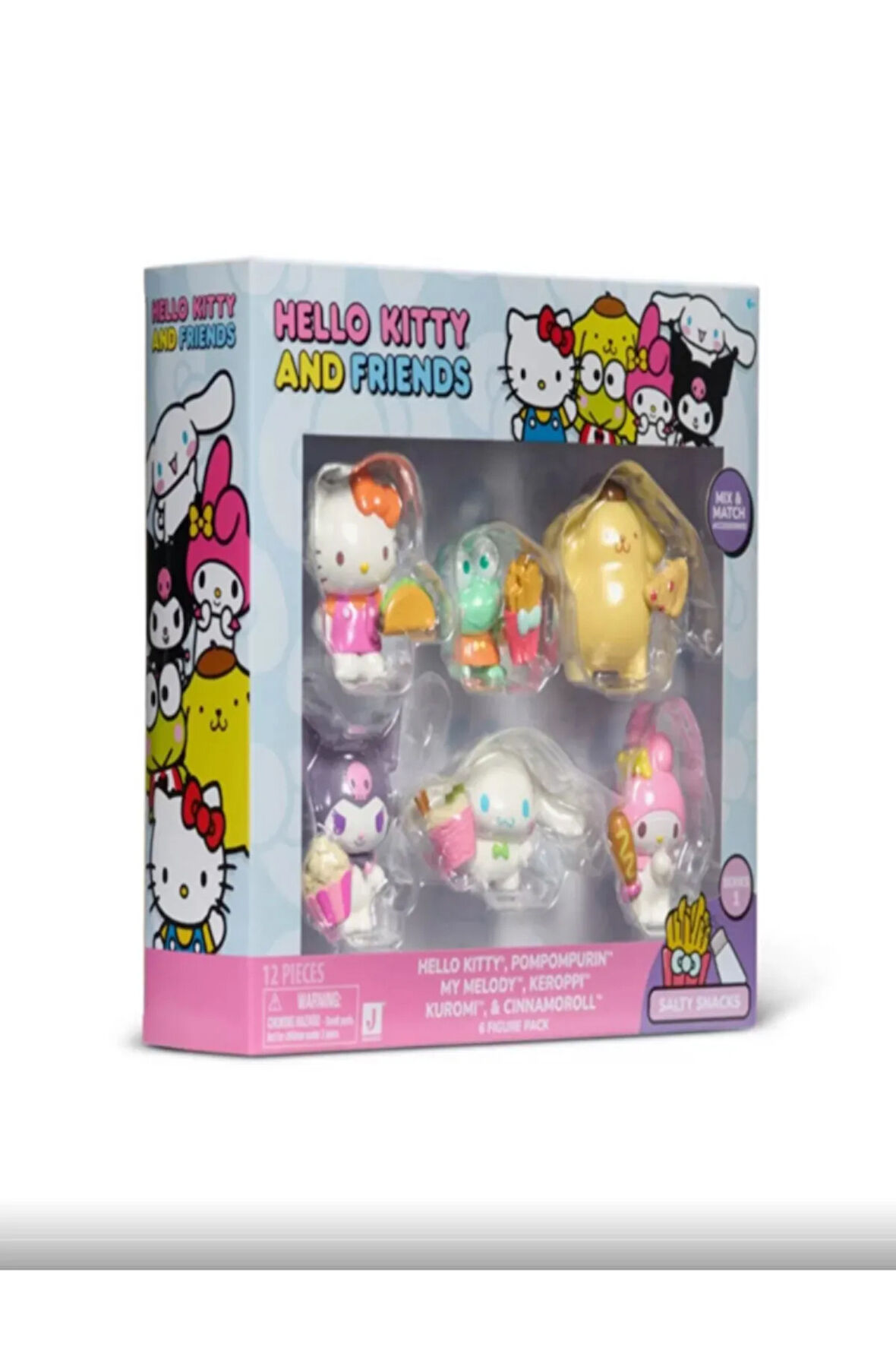 Toys GIO-HKTE9000 Hello Kity Ve Arkadaşları 5 cm Mini Figürler