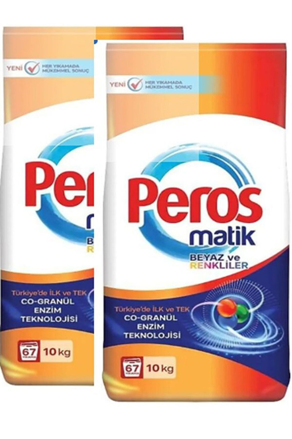 Matik Beyazlar Ve Renkliler 10kg 2li toplam 20kg