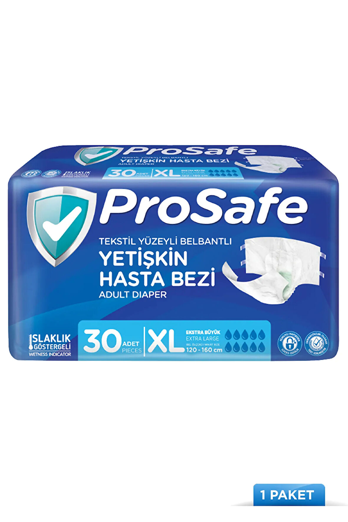 Belbantlı Yetişkin Hasta Bezi Xlarge 30'lu