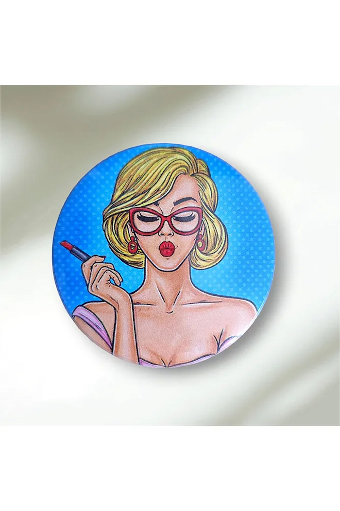 Retro Pop Art Tasarım Buton Rozet