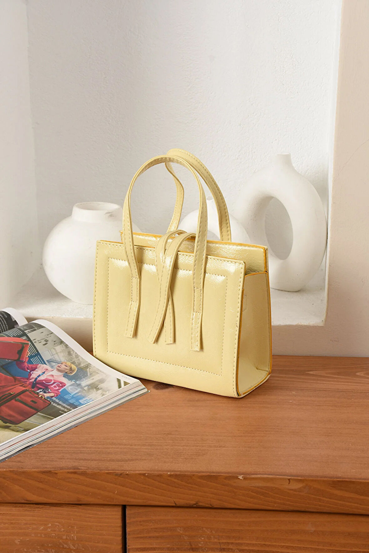 Lüks Reyhani Kutu Çapraz Askılı El Ve Omuz Çantası