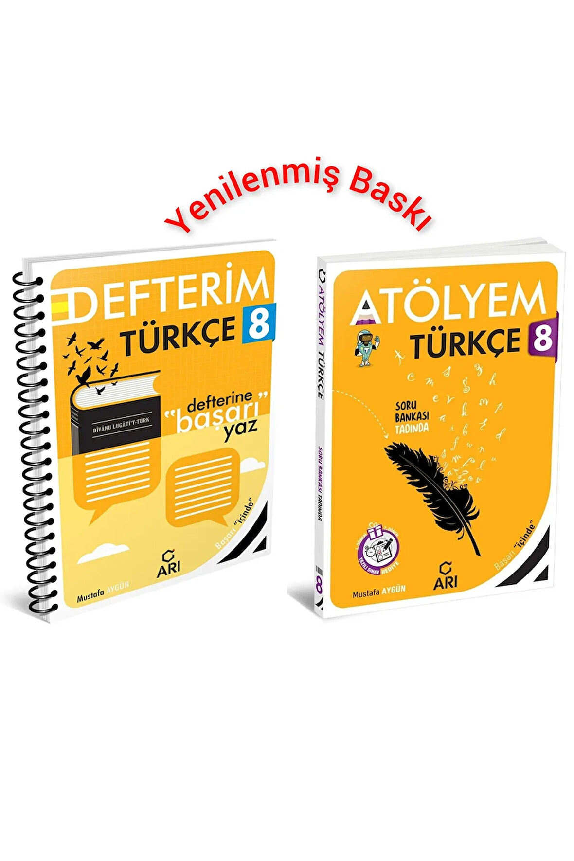 2024-2025 8. Sınıf Türkçe Atölyem+Defter Set 2 Kitap