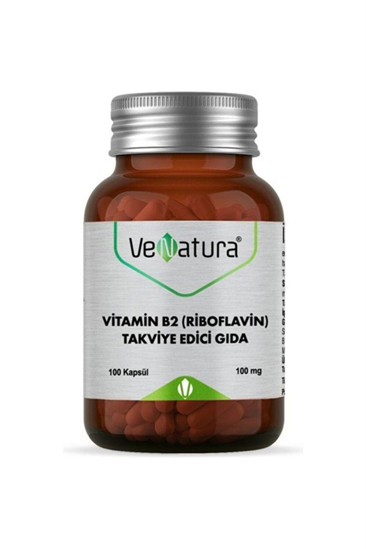 Venatura Vitamin B2 Riboflavin 100 mg 100 Kapsül