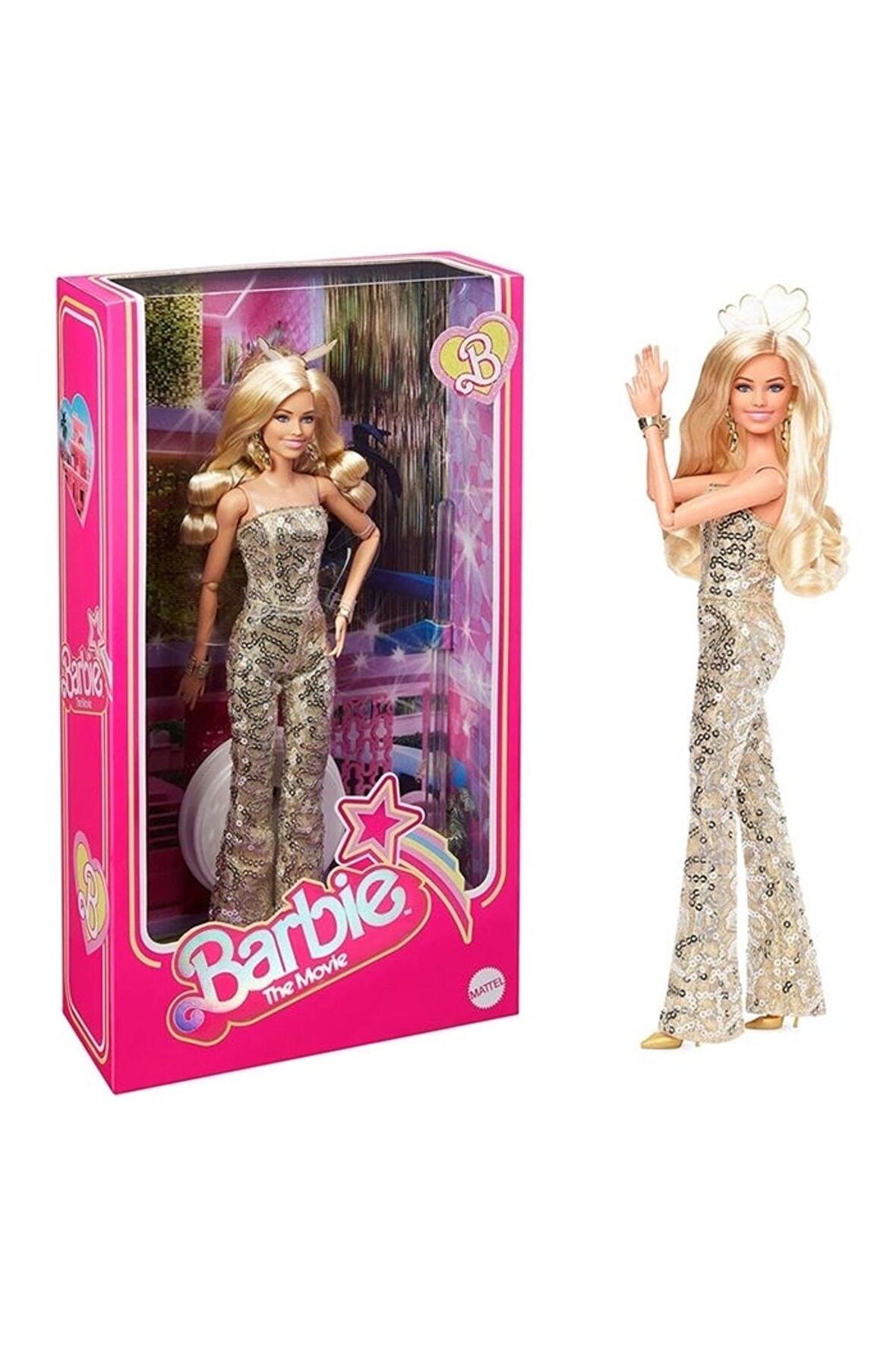 Movie - Barbie Gold Tulumlu Bebek HPJ99 Lisanslı Ürün