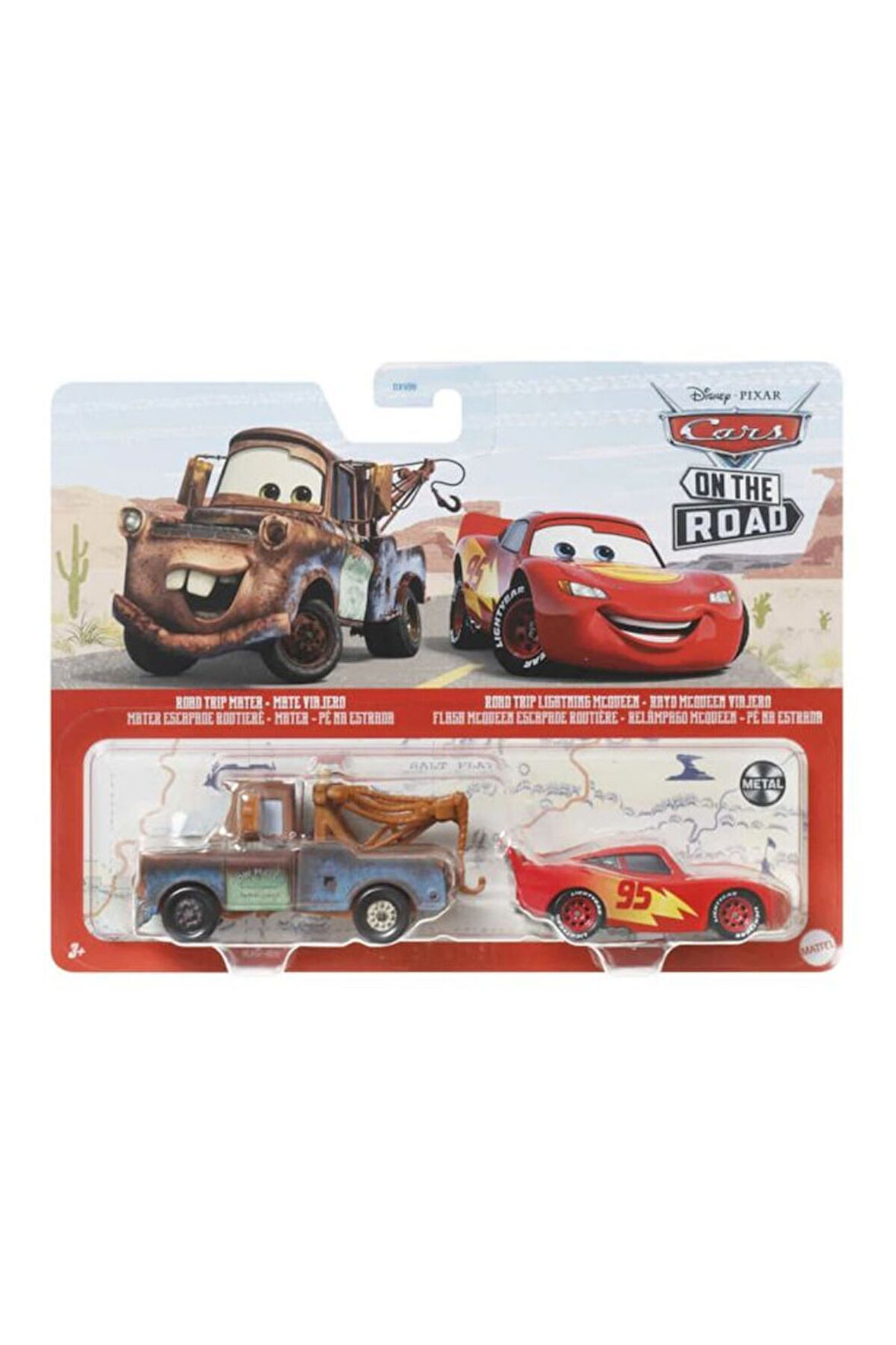 Dxv99/hlh57 Cars Ikili Araçlar - Road Trıp Mater / Road Trıp Lıghtnıng Mcqueen