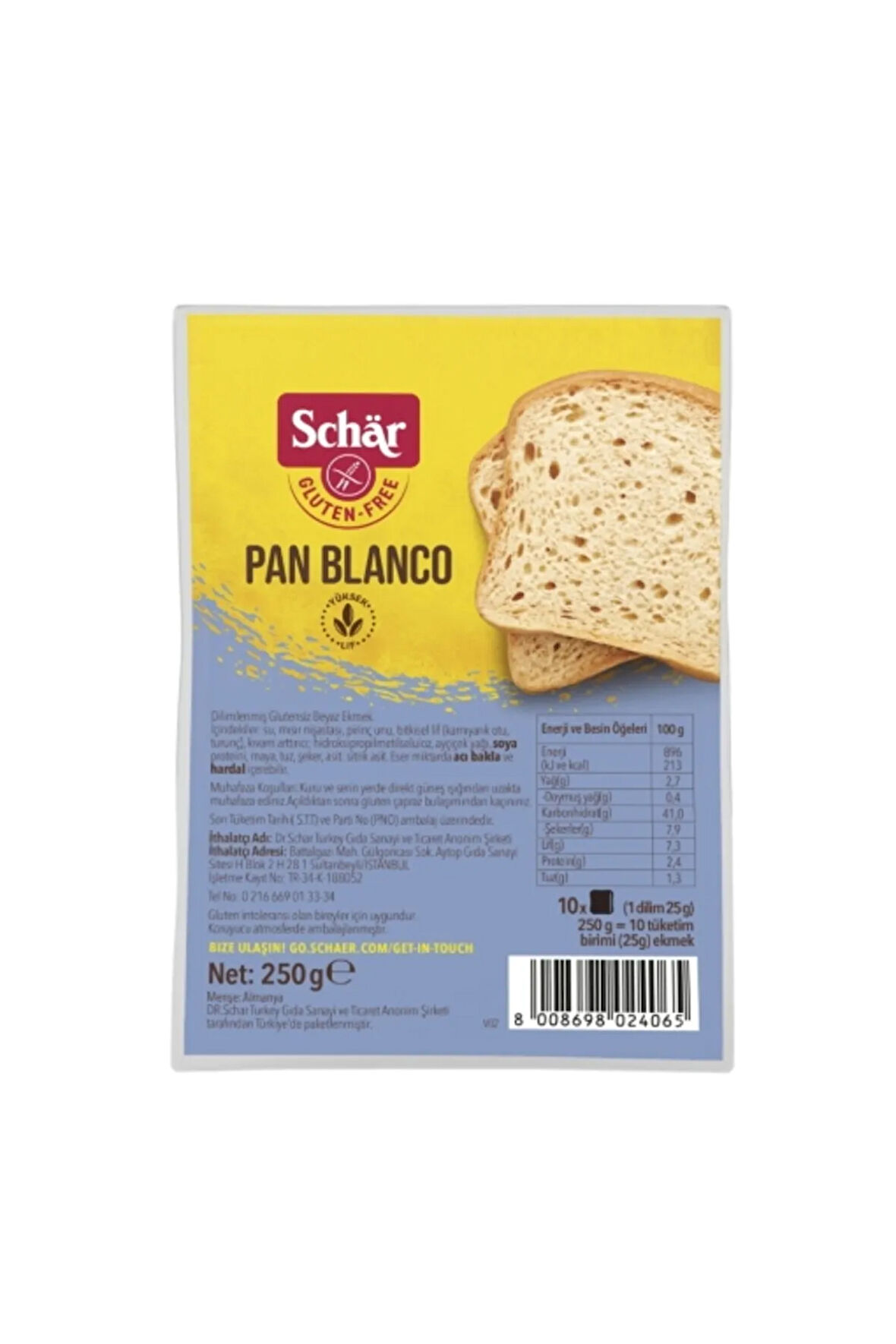Schar Blanco 250 Gr / 24 Adet