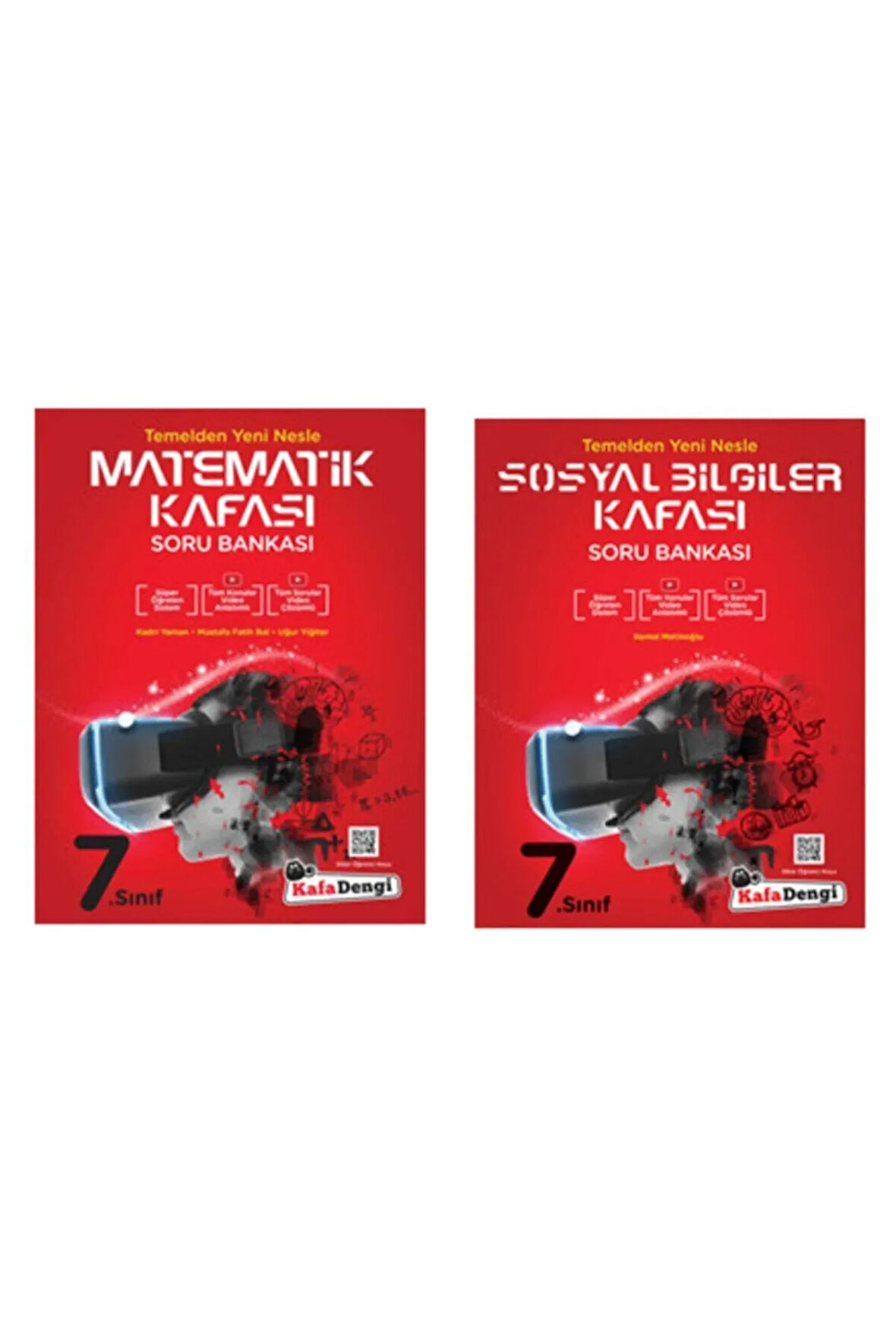 Kafadengi Yayınları 7. Sınıf Sosyal + Matematik Kafası Soru Bankası