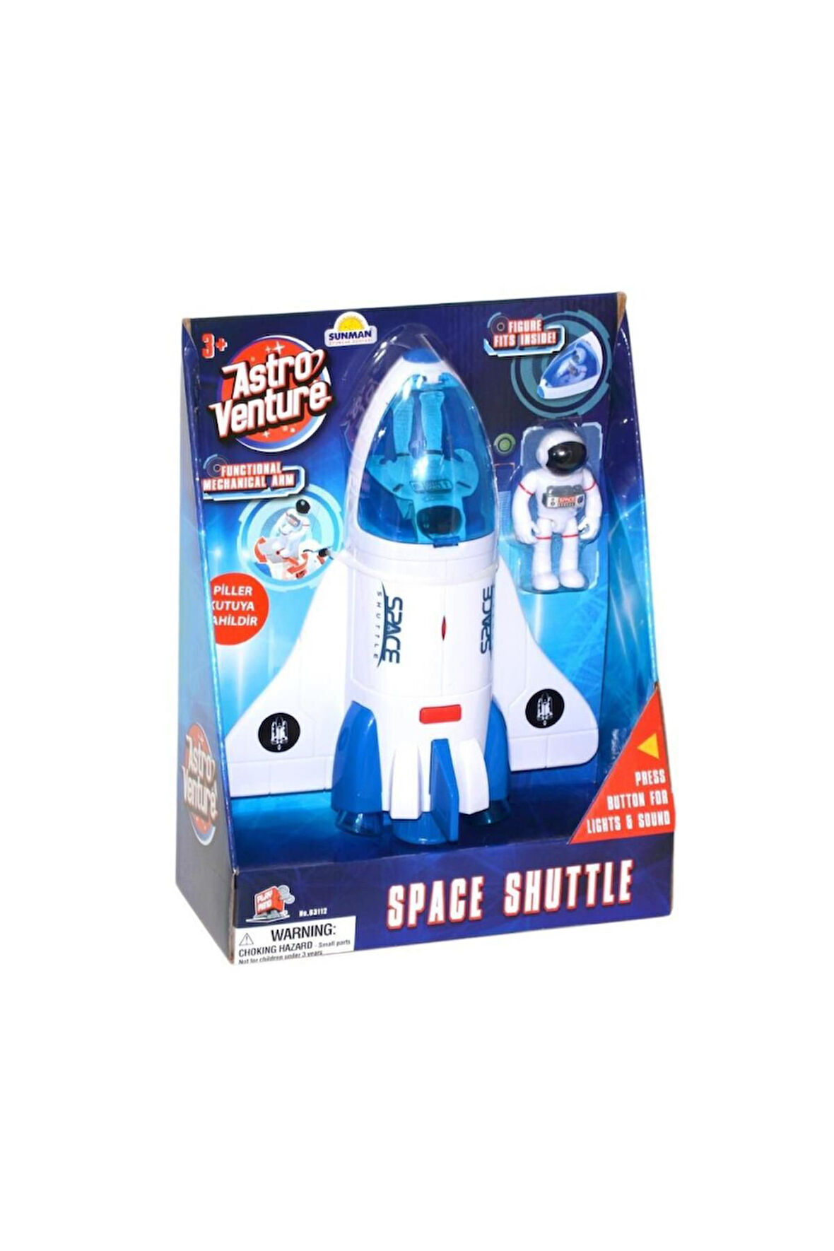 Nessiworld 63112 Sunman, Astro Venture Sesli Ve Işıklı Uzay Mekiği
