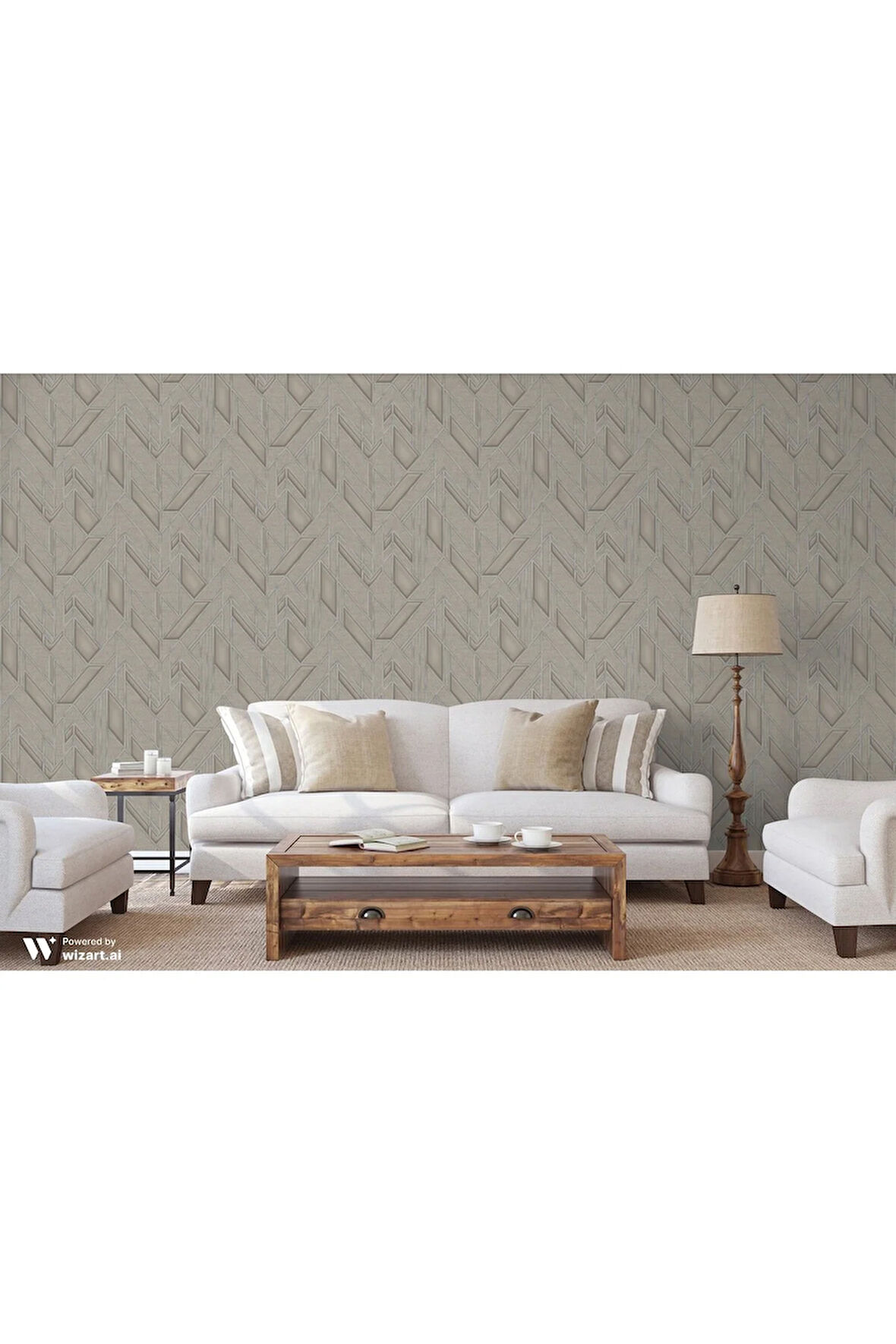 ICON 24113-5 TOPRAK TONLARI FİGÜRLÜ DUVAR KAĞIDI