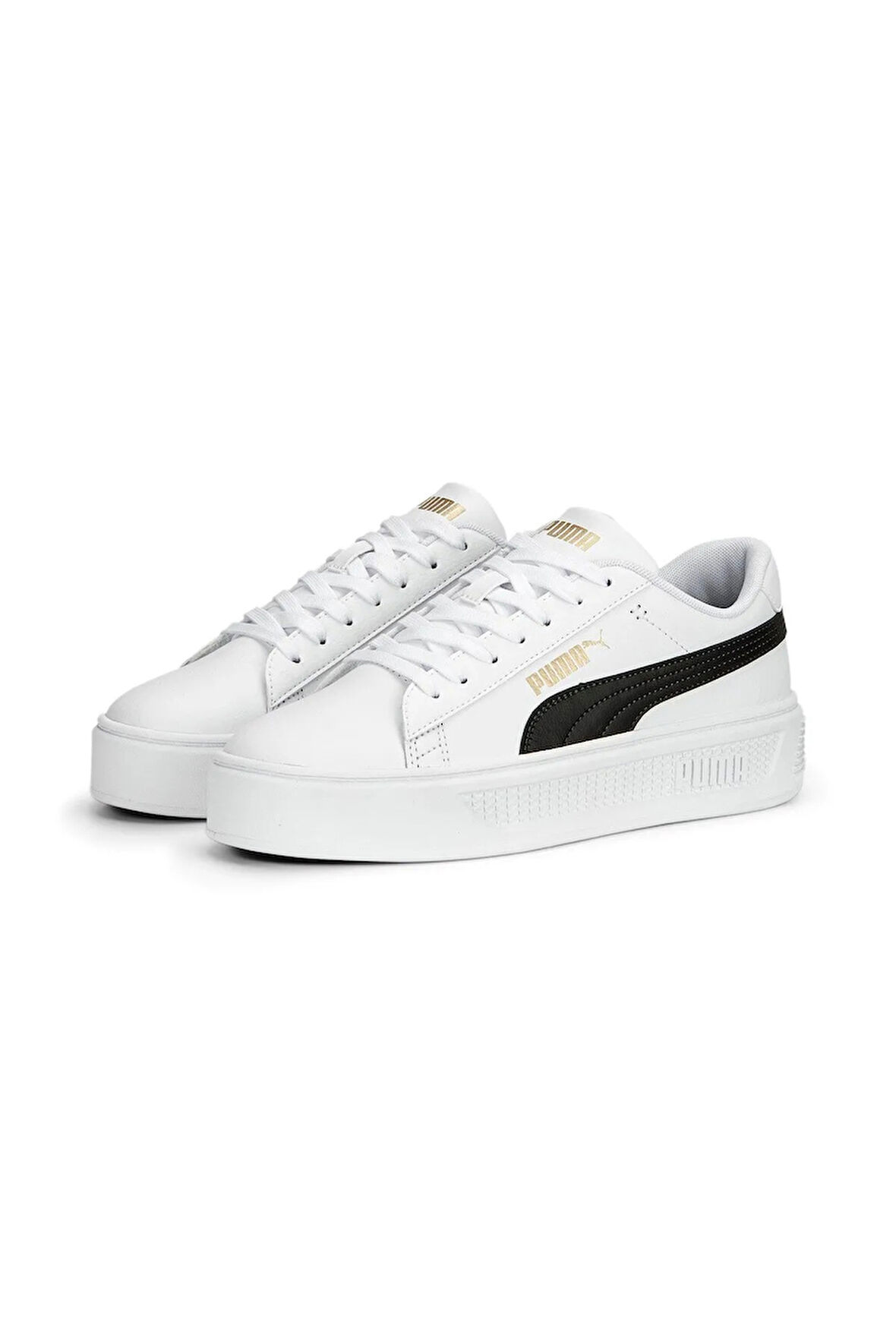 Puma 390758-04 Smash Platform V3 Beyaz Kadın Sneaker Spor Ayakkabı