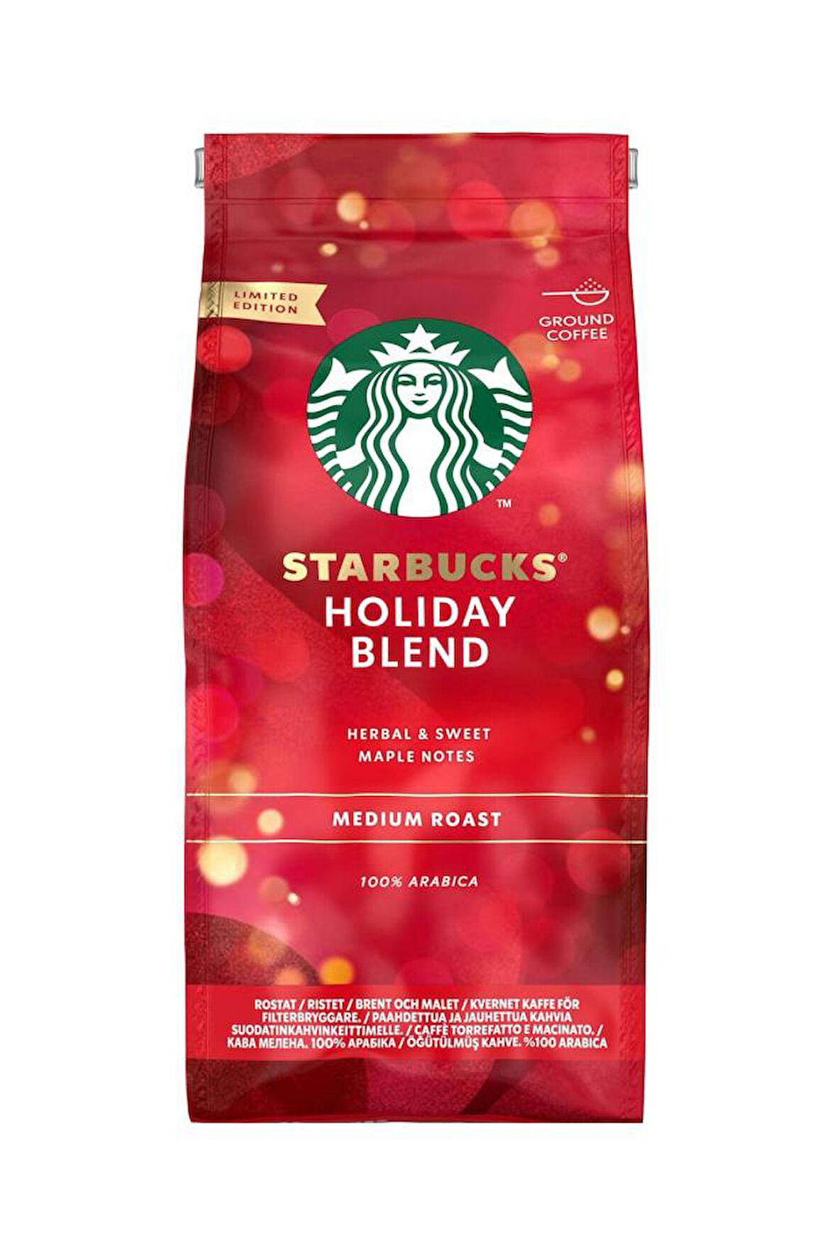 Starbucks Holiday Blend Öğütülmüş Kahve 200g