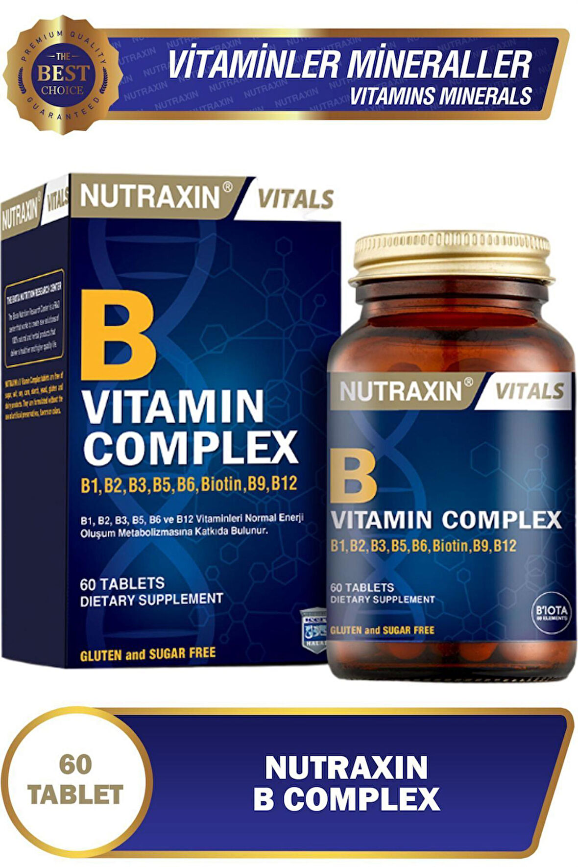 Nutraxin B Complex 60 Tablet