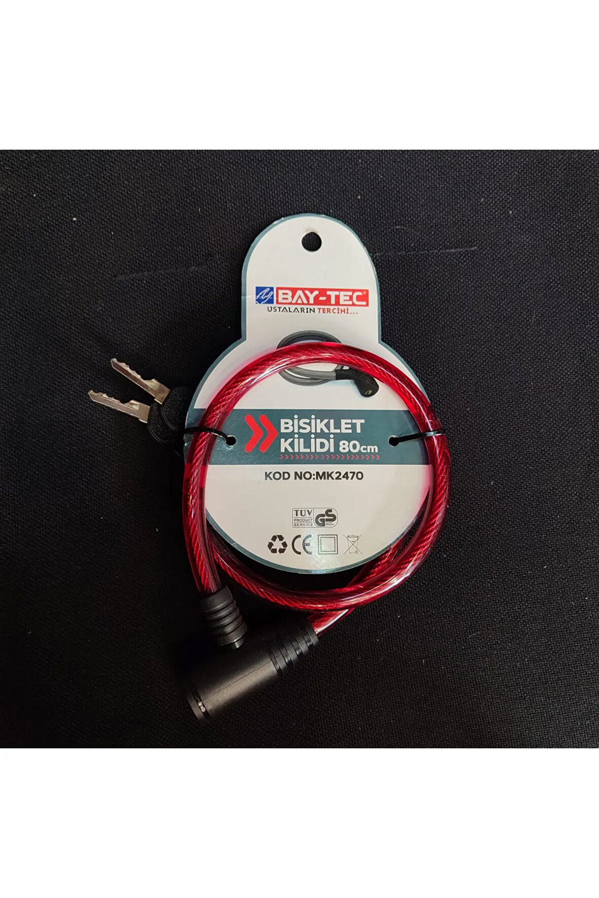 MK2470 MOTOBİSİKLET KİLİDİ 80CM