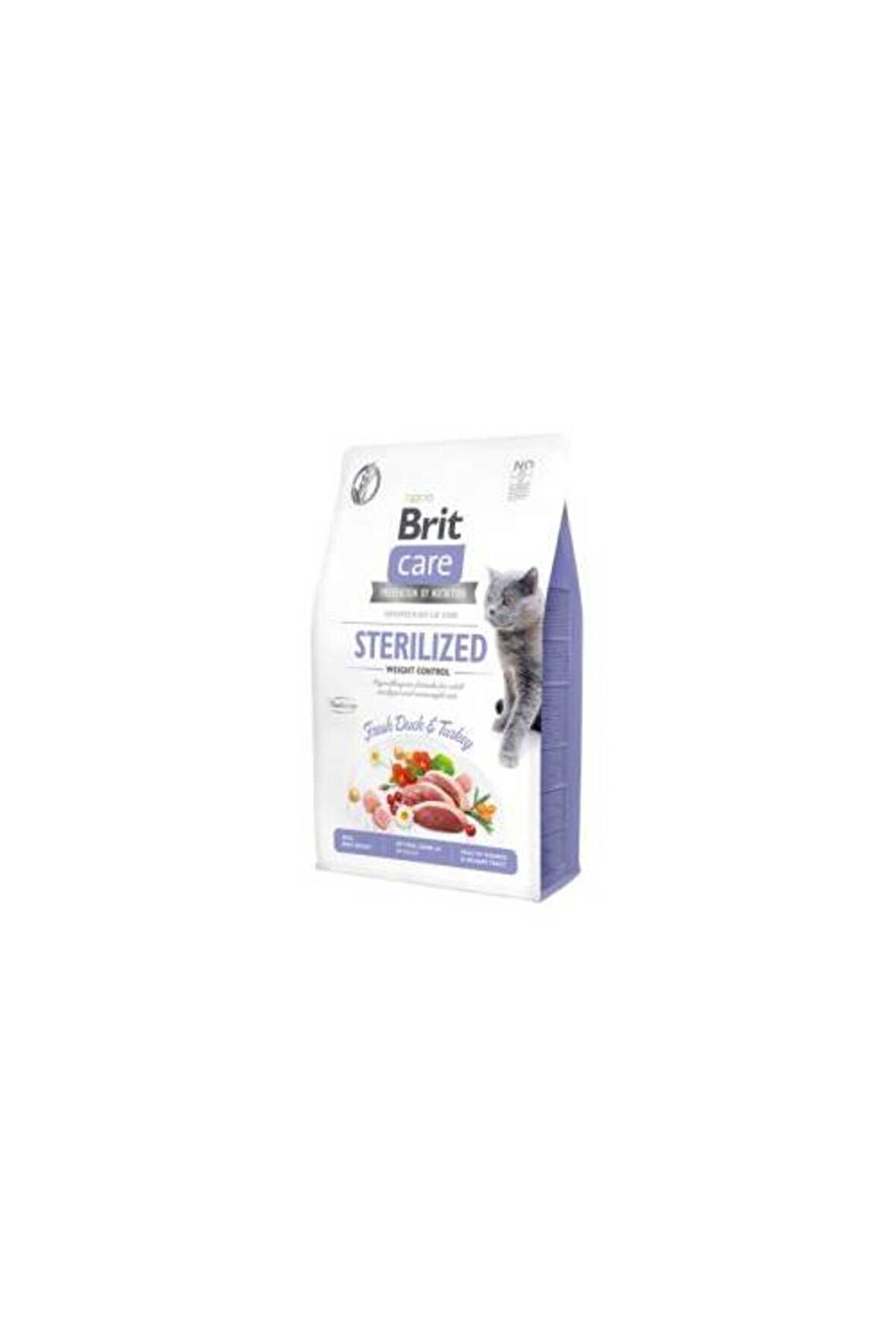 Tahılsız Sterilised Light Ördekli Hindili Kedi Maması 2kg