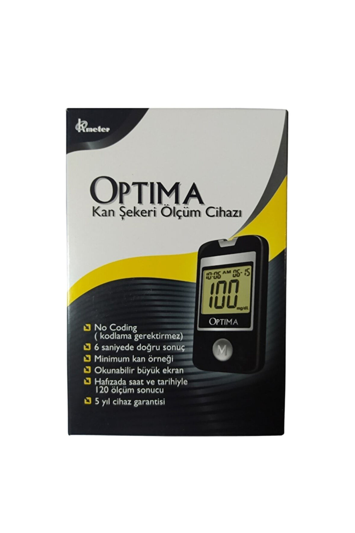 Kan Şekeri Ölçüm Cihazı büyük Kutu