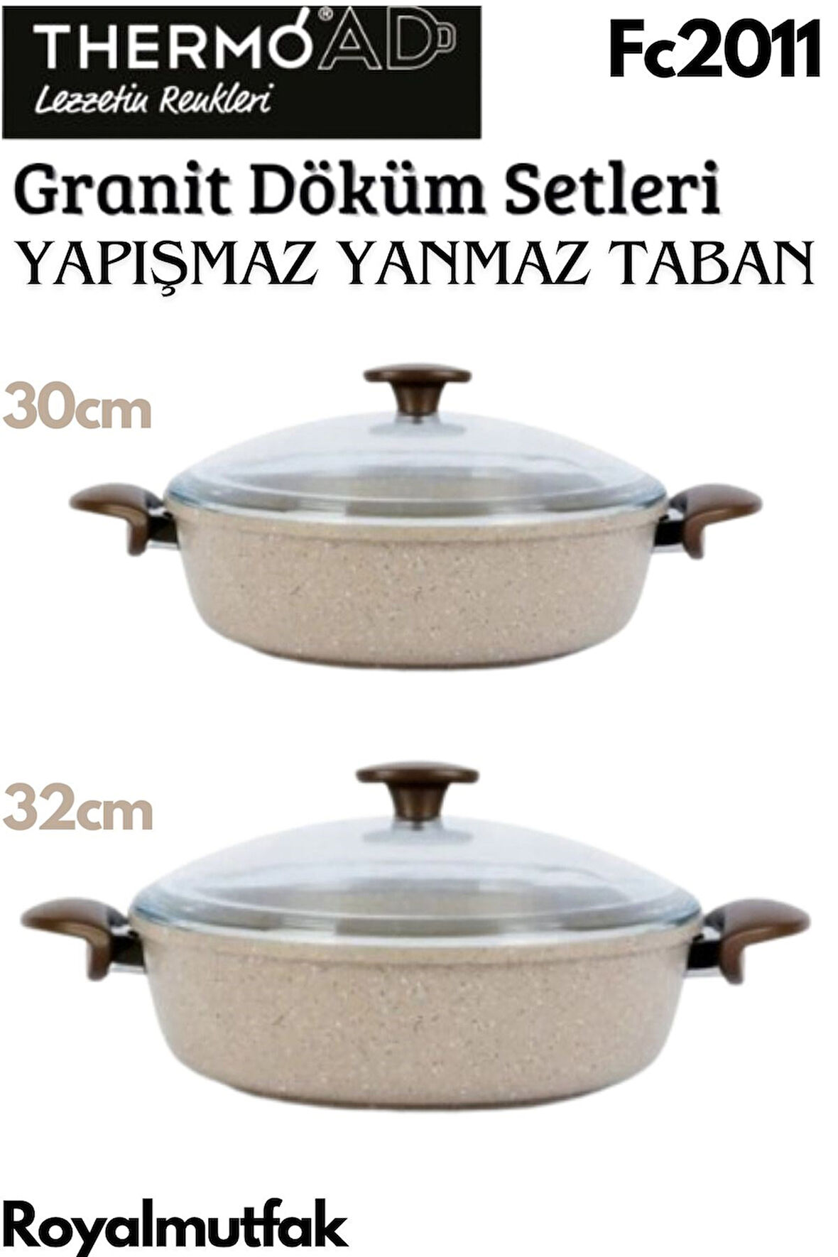 Thermoad 2'Li Vizon Set (30-32 Cm Karnıyarık Tenceresi)