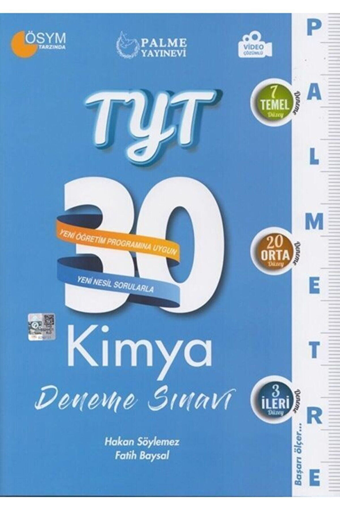 Palmetre Tyt Kimya Deneme Sınavı