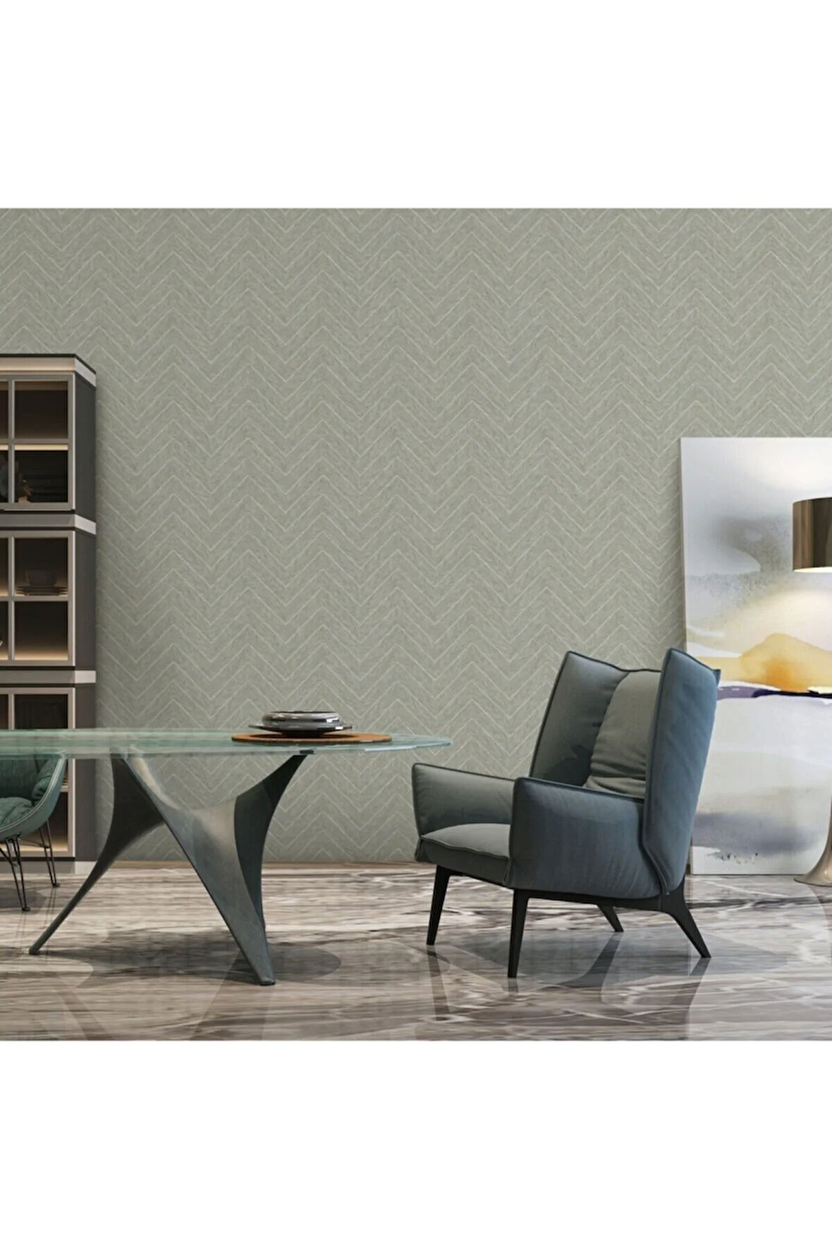 Octagon 1204-3 Geometrik Desenli Duvar Kağıdı 10 M²