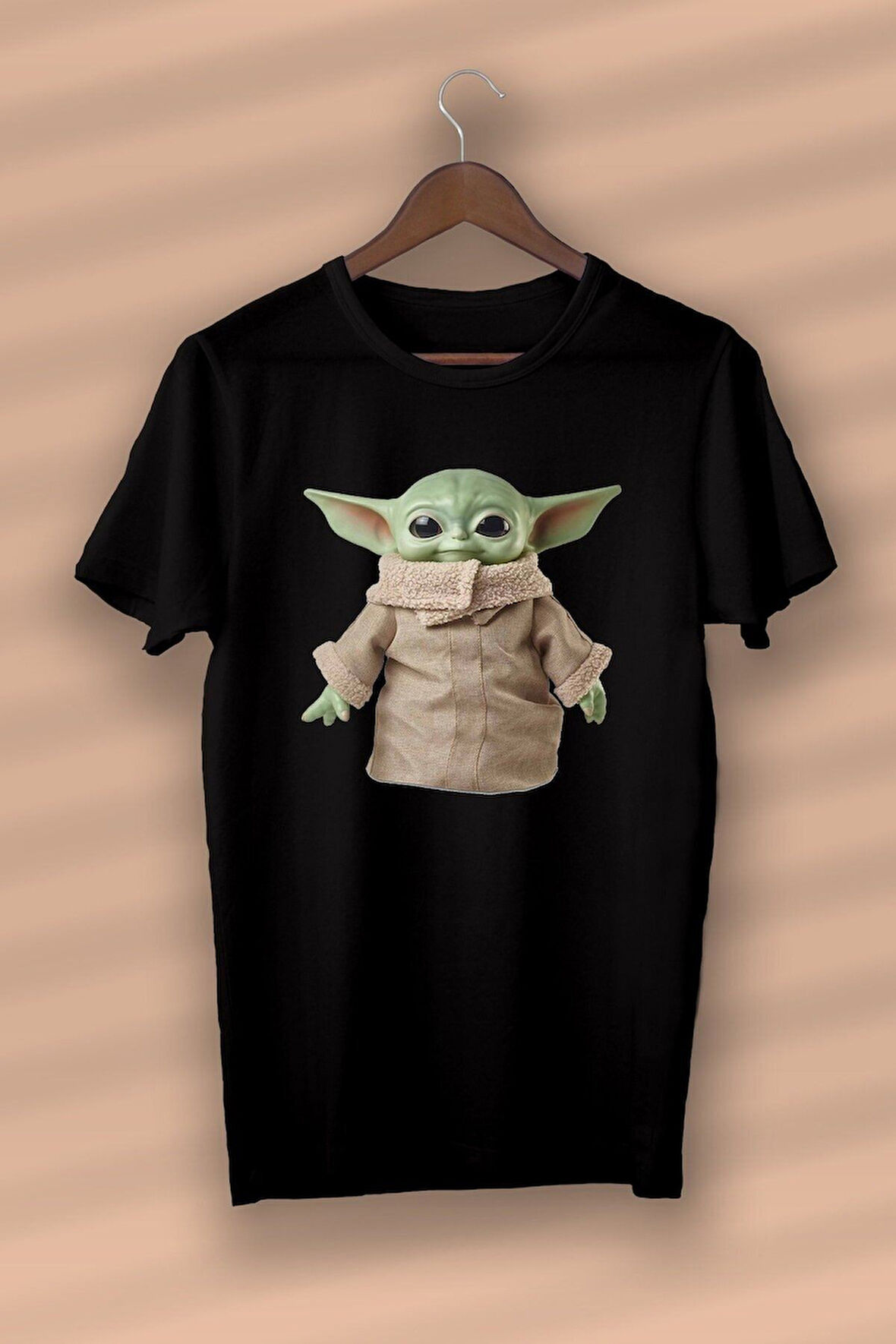 Starwars Baskılı Organik Pamuk Siyah - Unisex - Kadın - Erkek - T-shirt - Nux Boutique