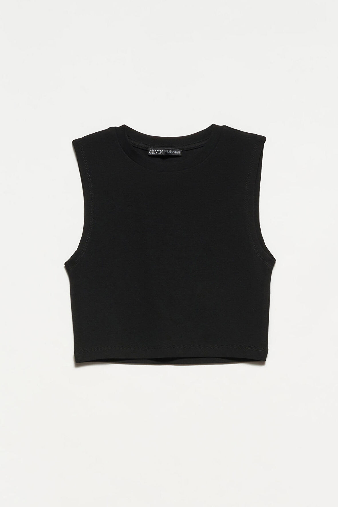 Dilvin Kadın Pamuklu Crop Top T-shirt - 30125