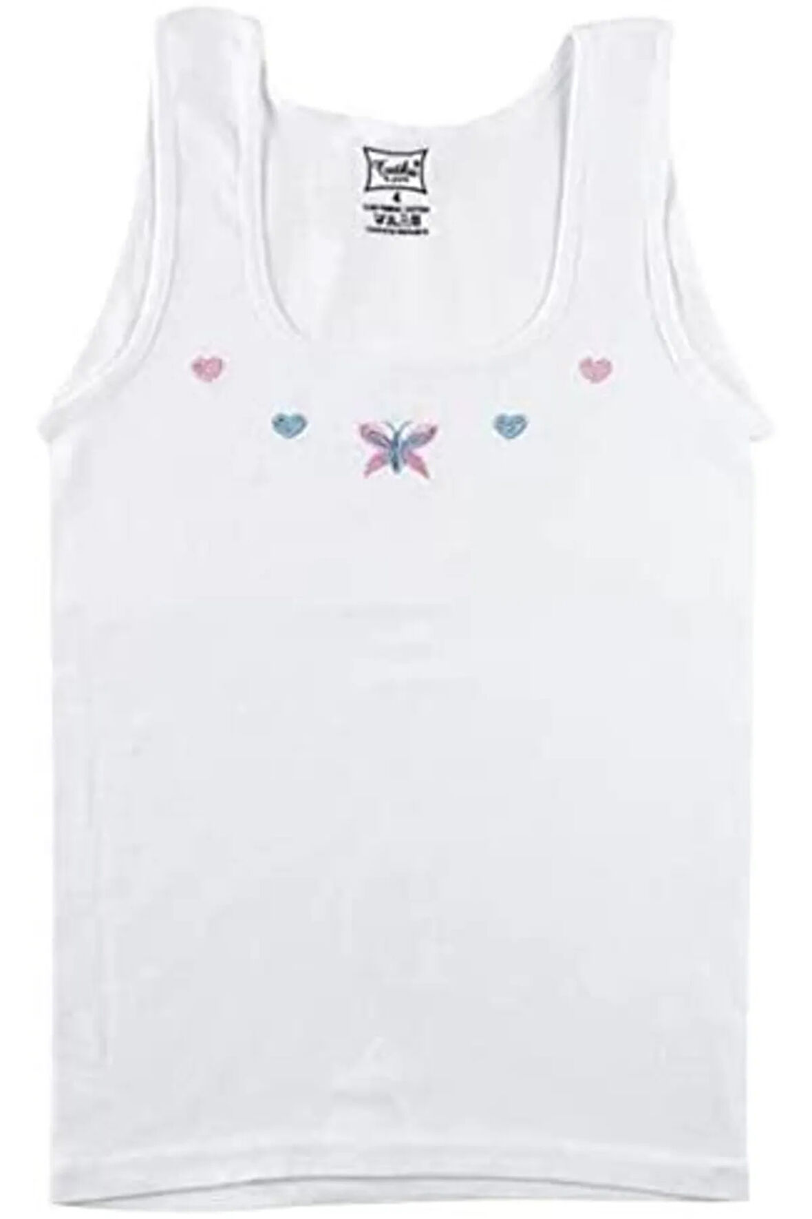 Kız Çocuk Atlet 6 Lı Paket