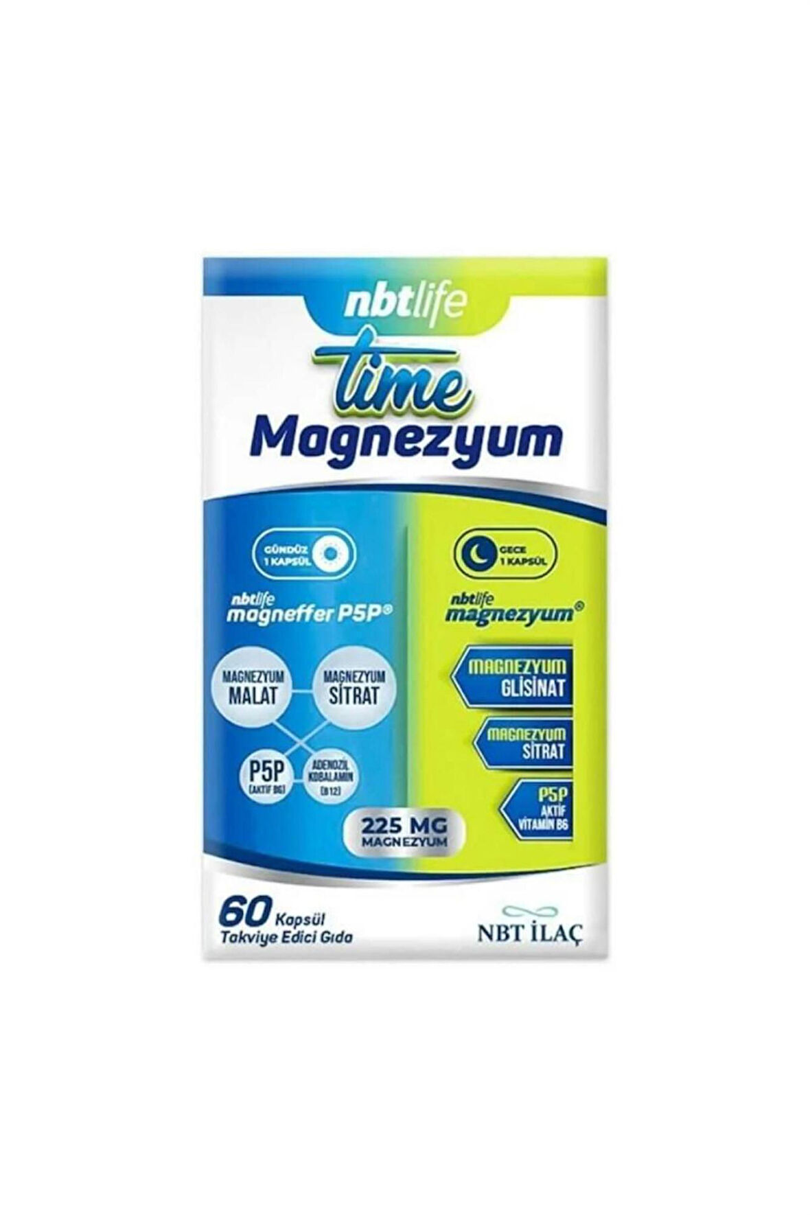 Nbt Life Time Magnezyum 60 Kapsül