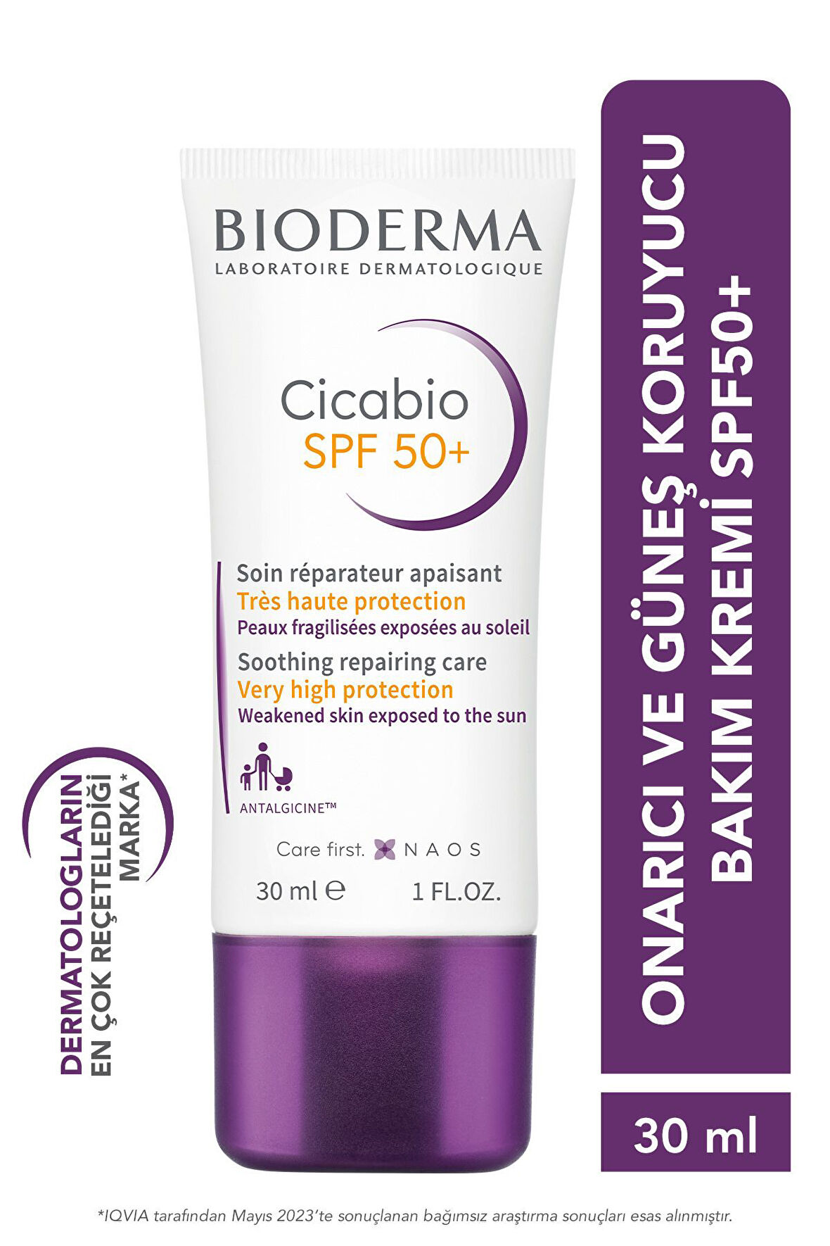 SUNSCREEN AND SKIN PROTECTION FACE, BODY CARE CİCABİO SPF50 CREAM 30 ML GKHAİR386