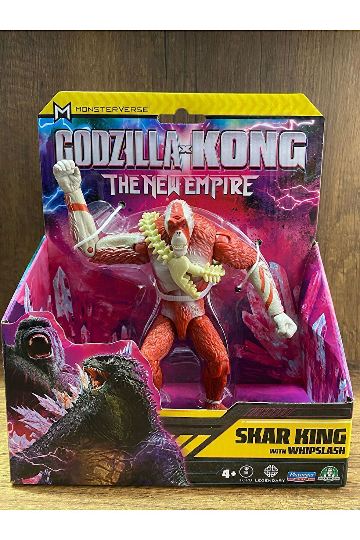 Godzilla vs. Kong Kristal Aksiyon Figürü 15 cm GODZİLLA  SKAR KING FİGÜRÜ  KONG FİGÜRLERİ