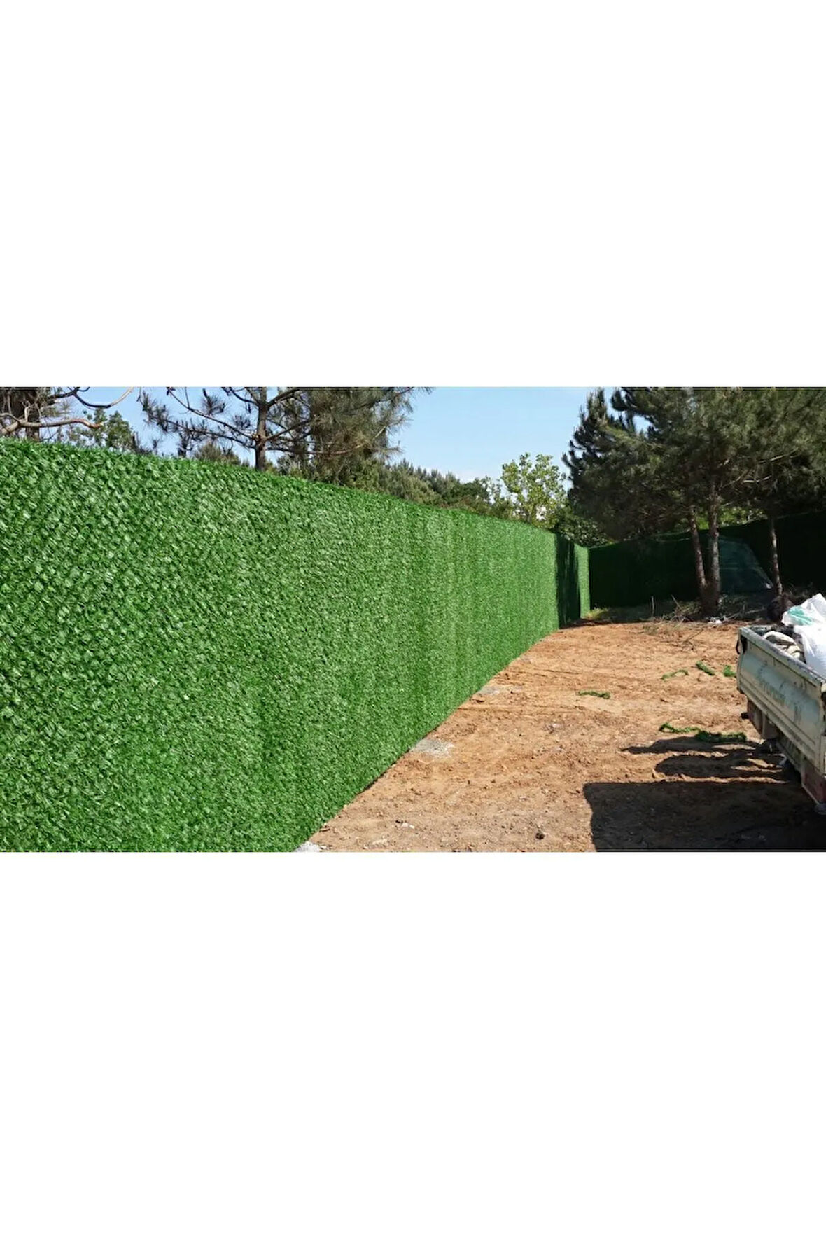 50 Cm X 10m Çim Görünümlü Bahçe İçin Fabrikadan Çimenli Tel Dekoratif Çimli Yeşil Çit