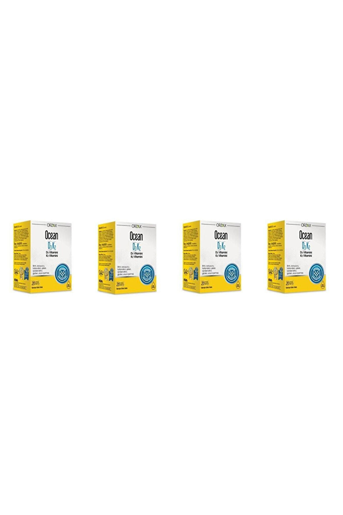 Ocean D3k2 Damla 20 ml 4 Adet