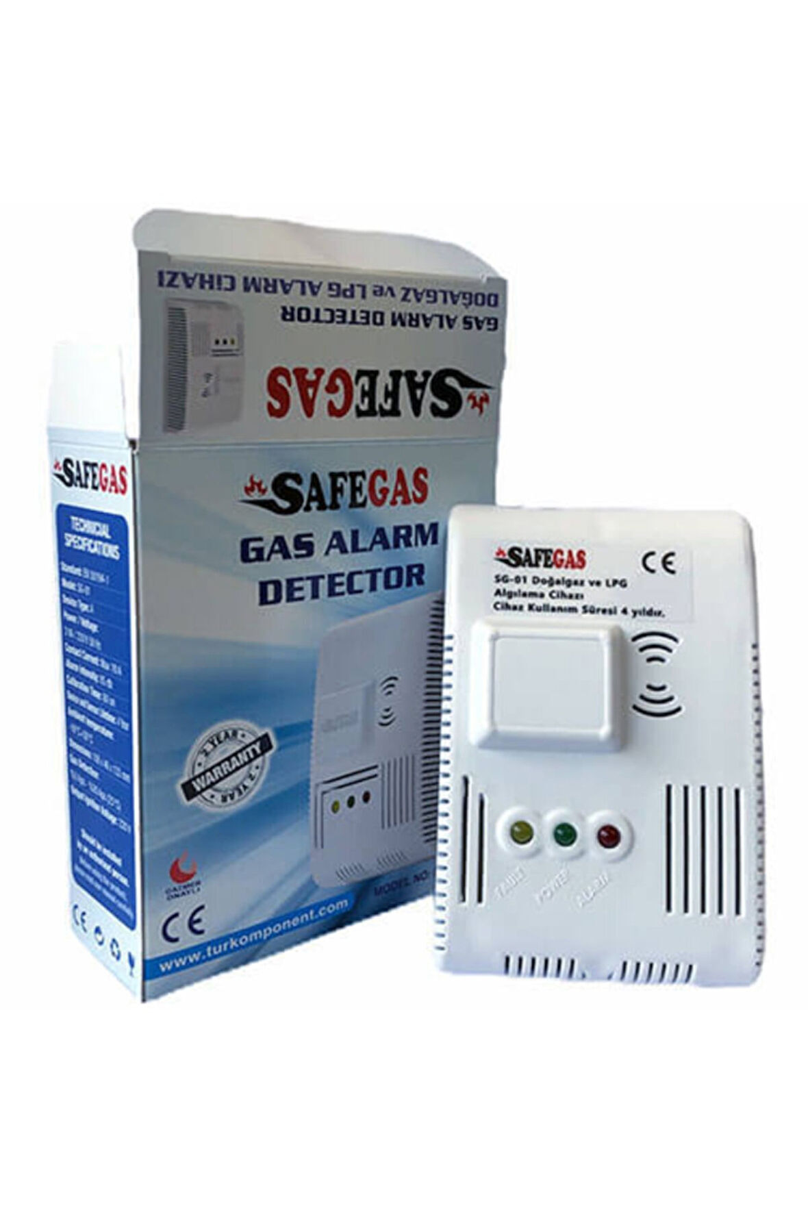 Exproof Gaz Alarm Cihazı Doğalgaz Lpg Dedektörü