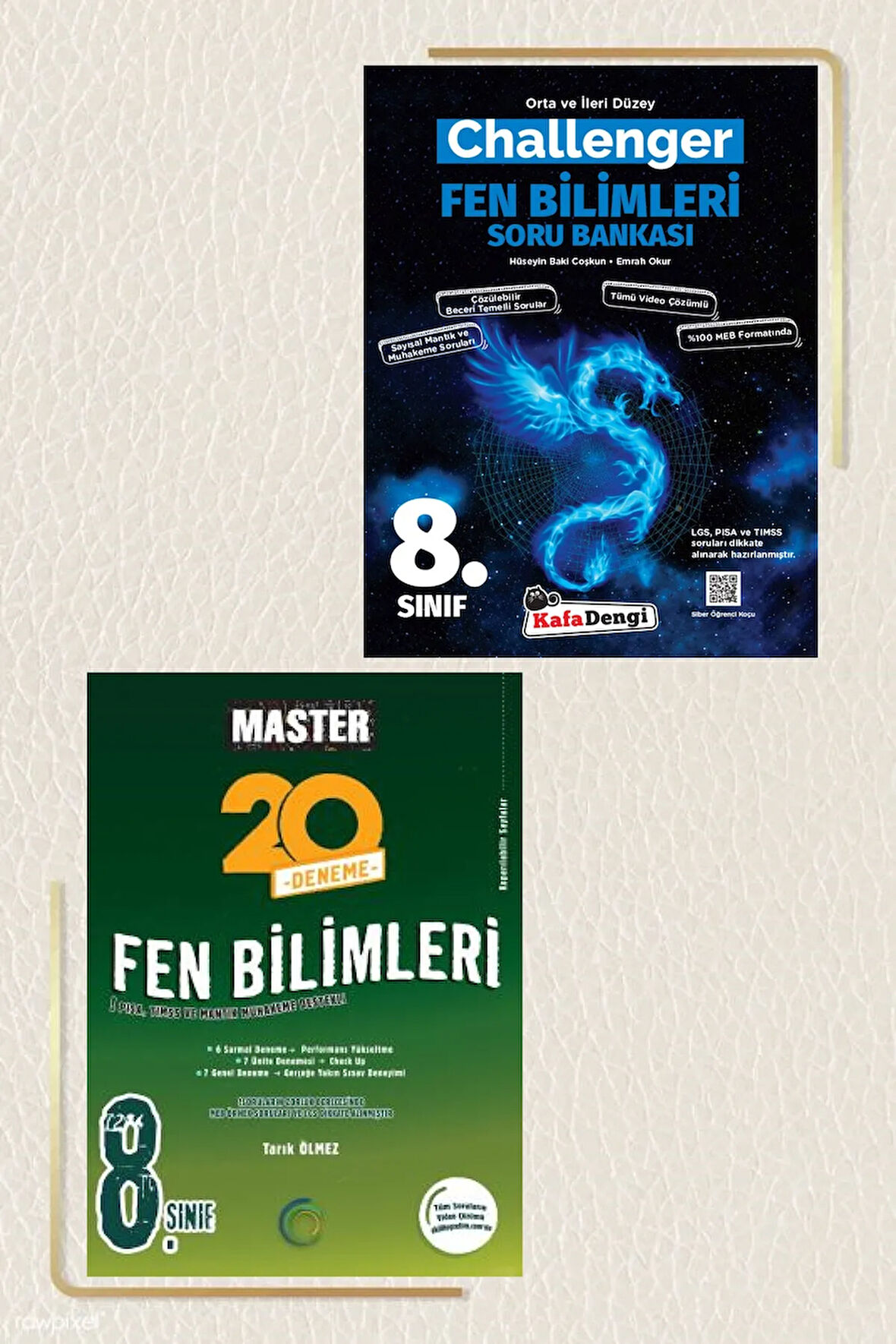 8. Sınıf Lgs Fen Bilimleri Challenger Soru Bankası ve Okyanus Yayınları Master Fen Bilimler Denemesi