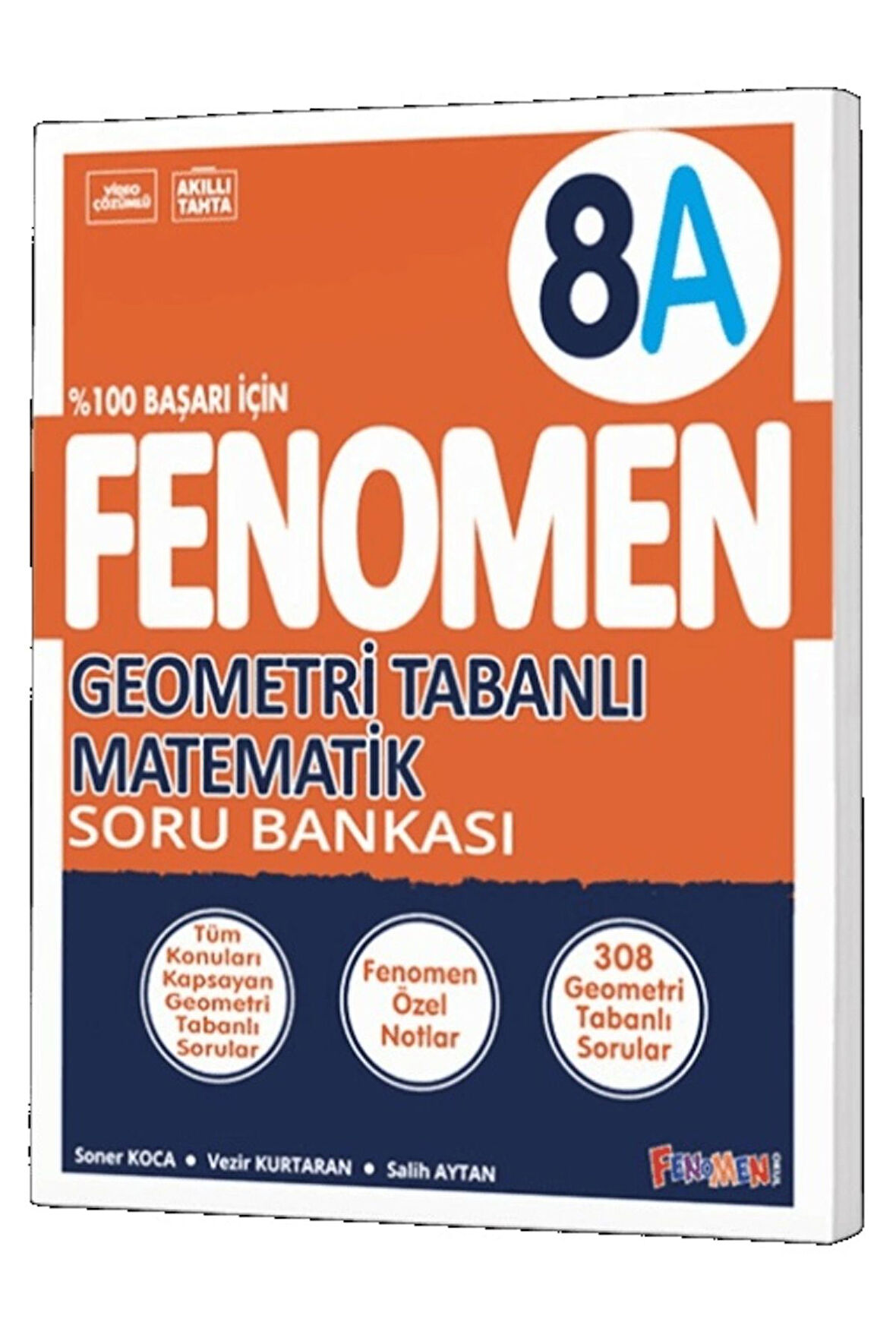 Fenomen Okul 2024 8. Sınıf Geometri Tabanlı A Temel Düzey Soru Bankası